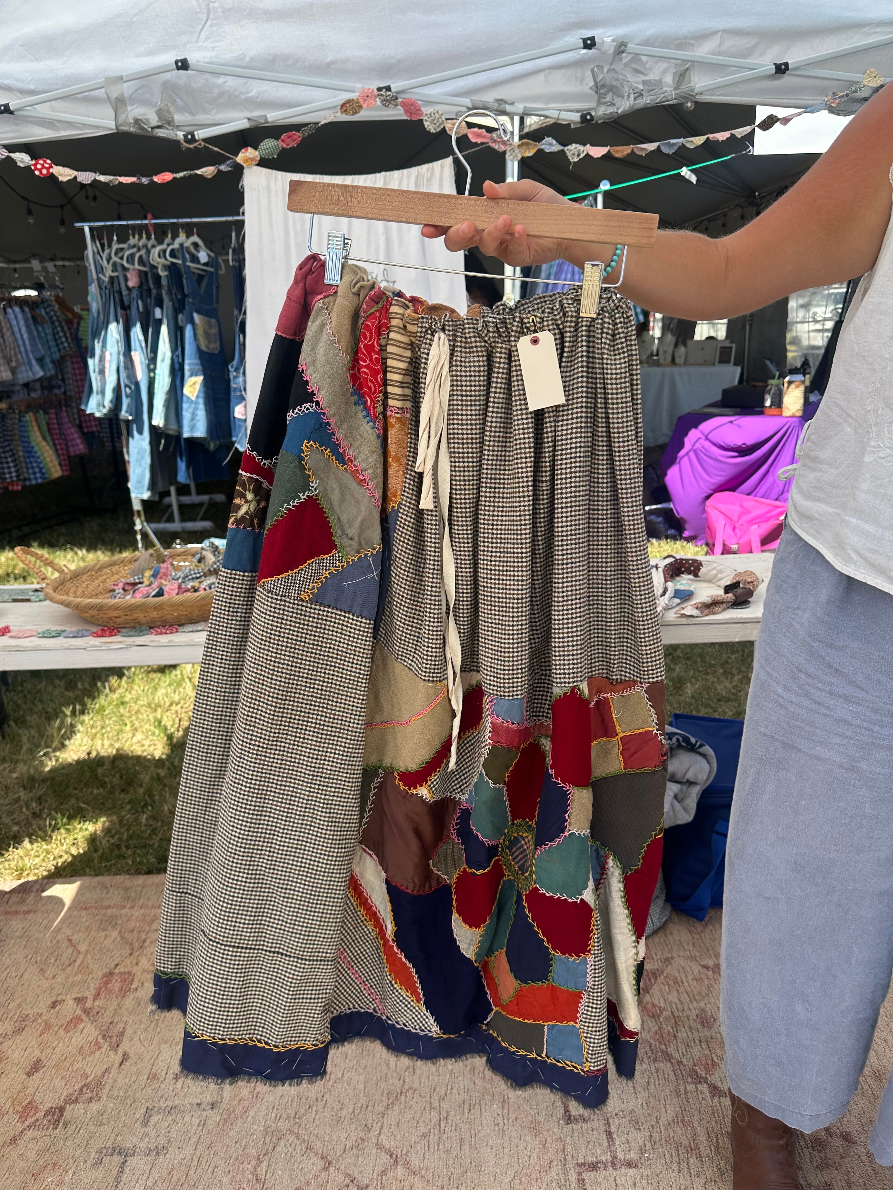 Crazy Quilt Top Skirt