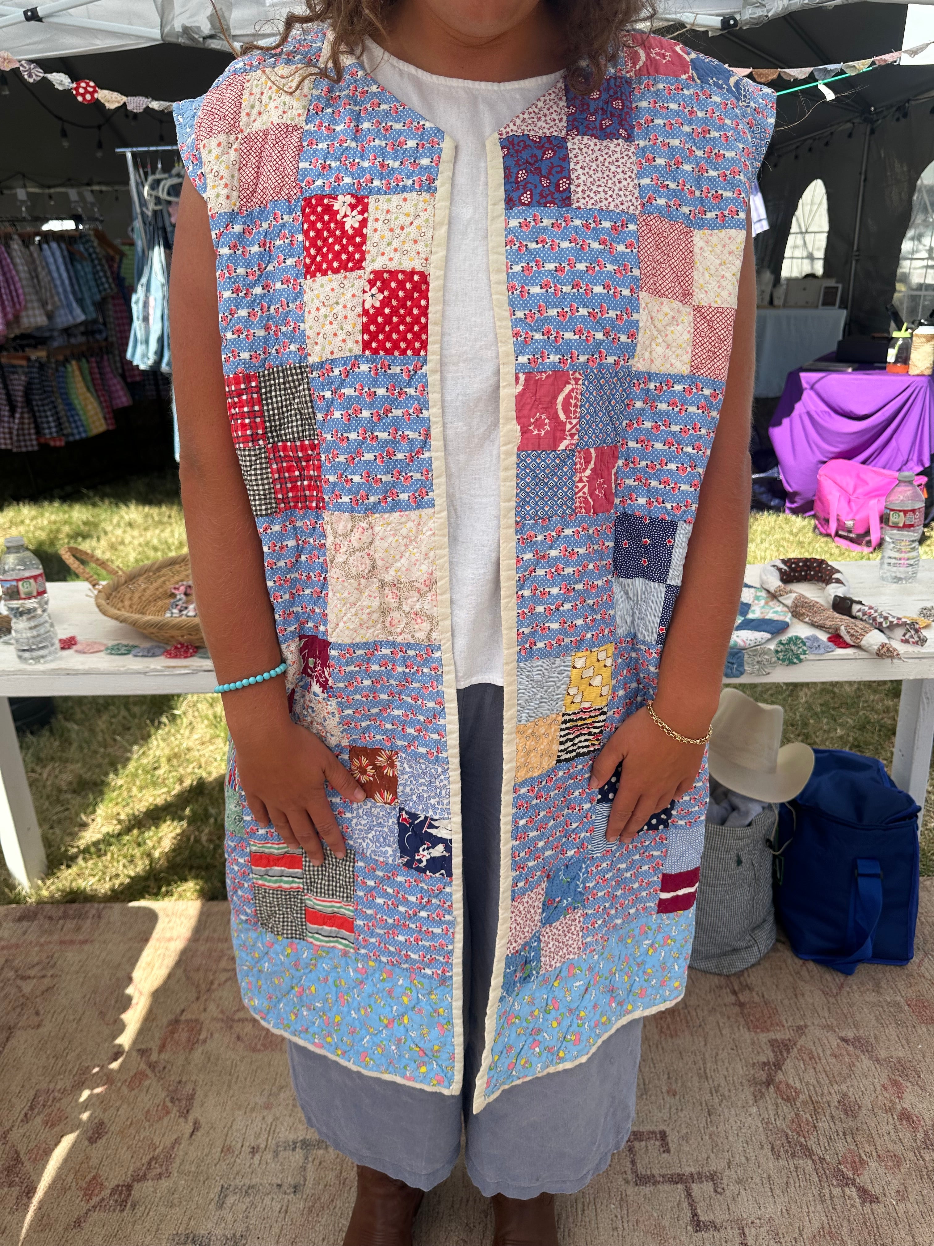 Four Square Duster Vest