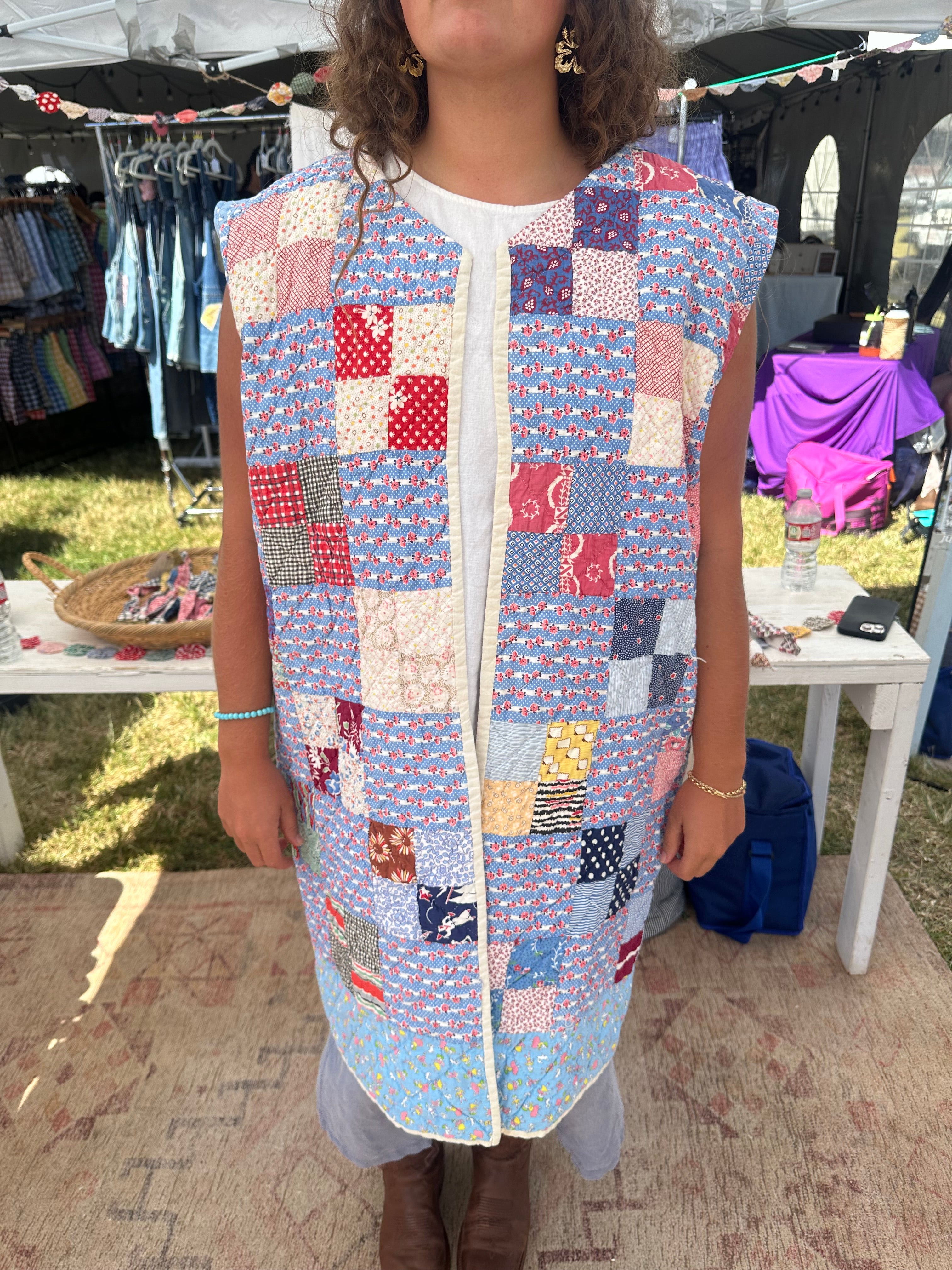 Four Square Duster Vest