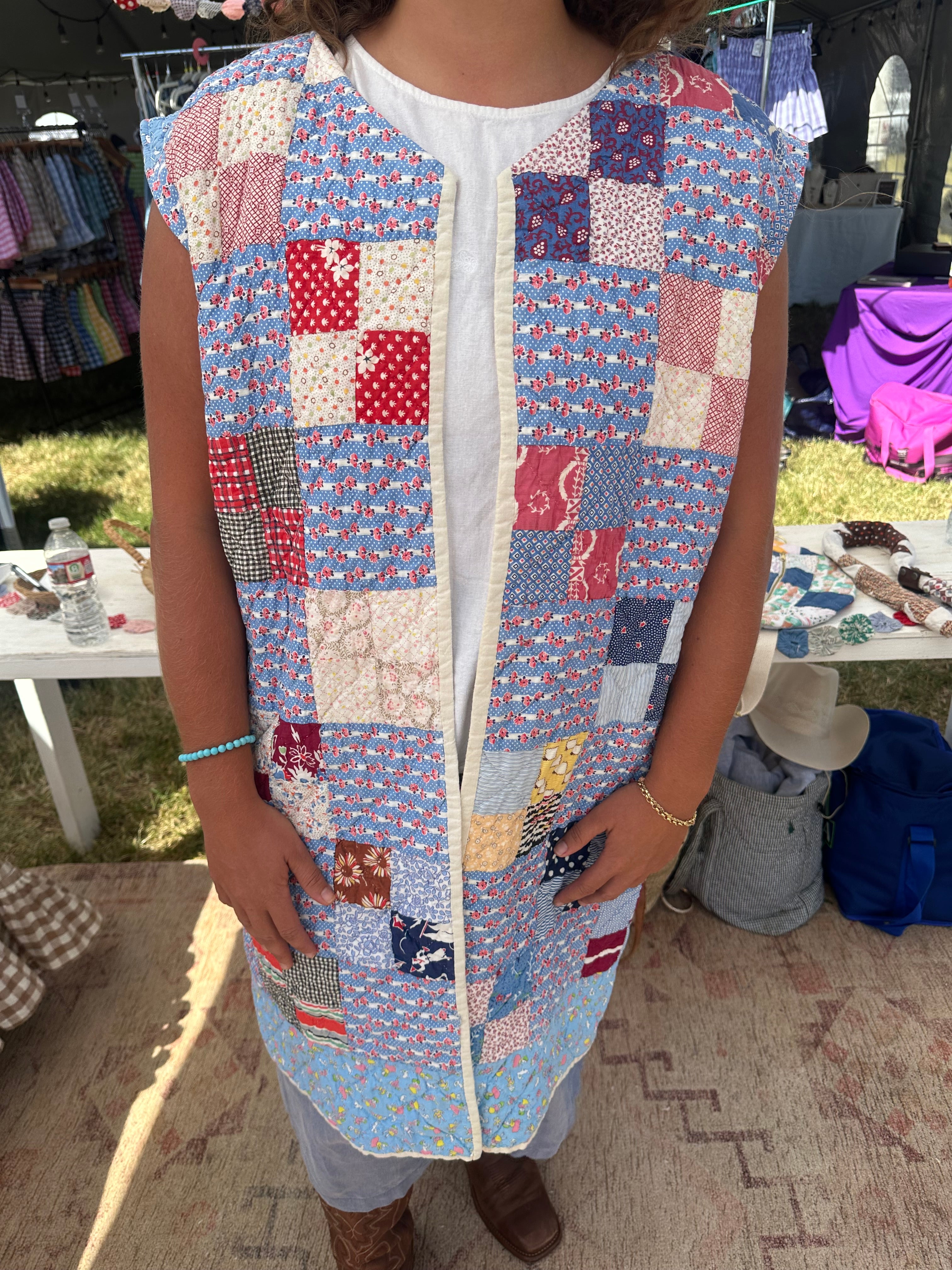 Four Square Duster Vest