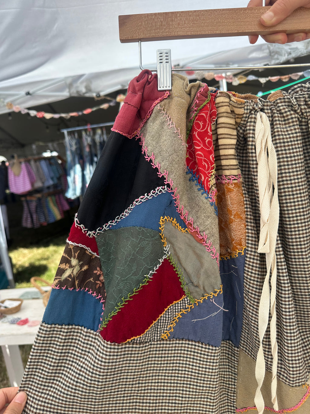 Crazy Quilt Top Skirt