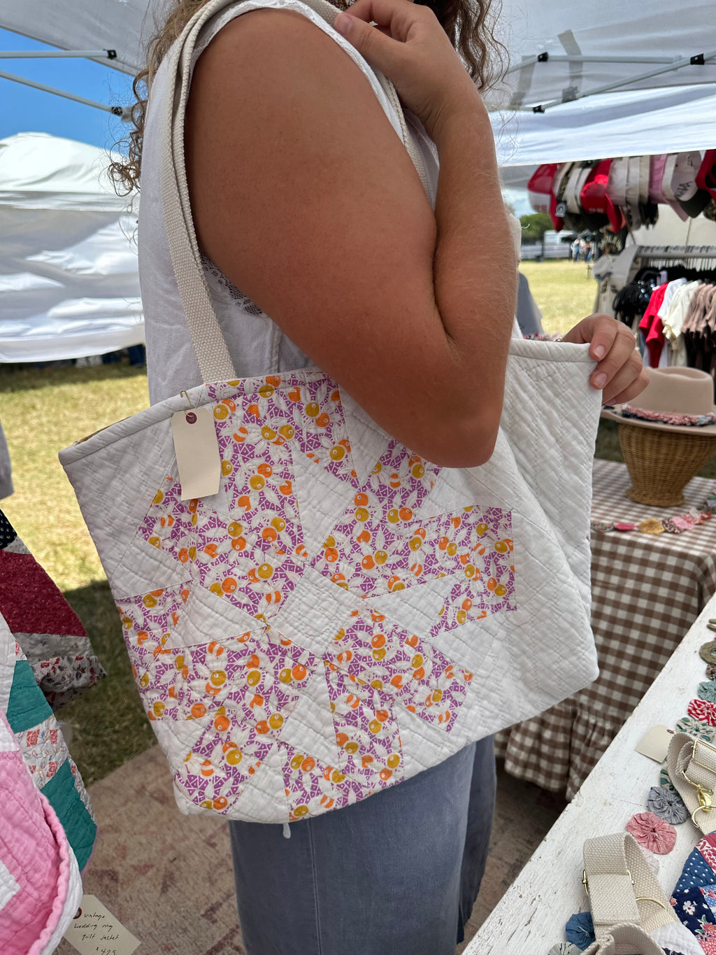 Olive Quilt Tote