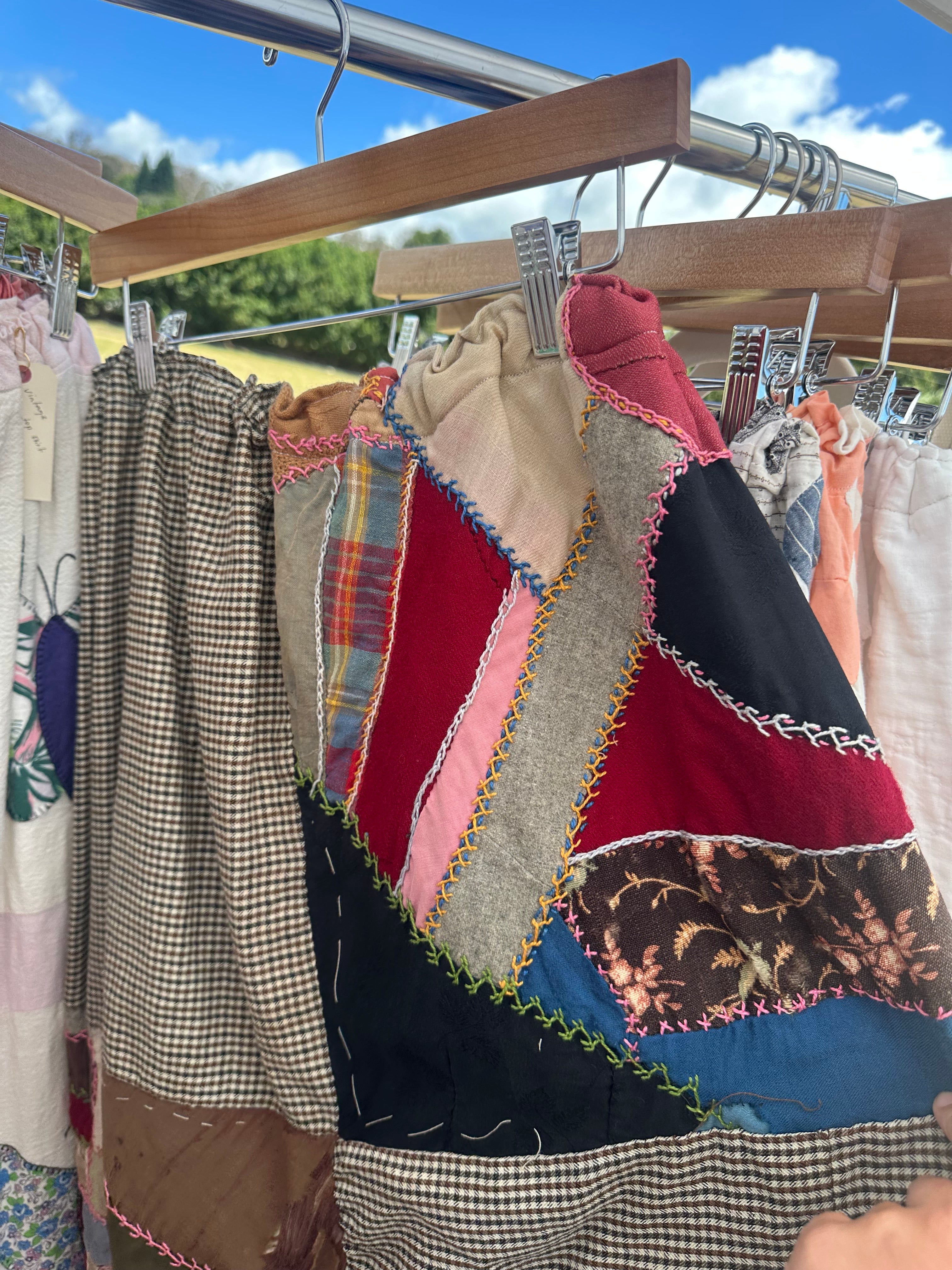 Crazy Quilt Top Skirt