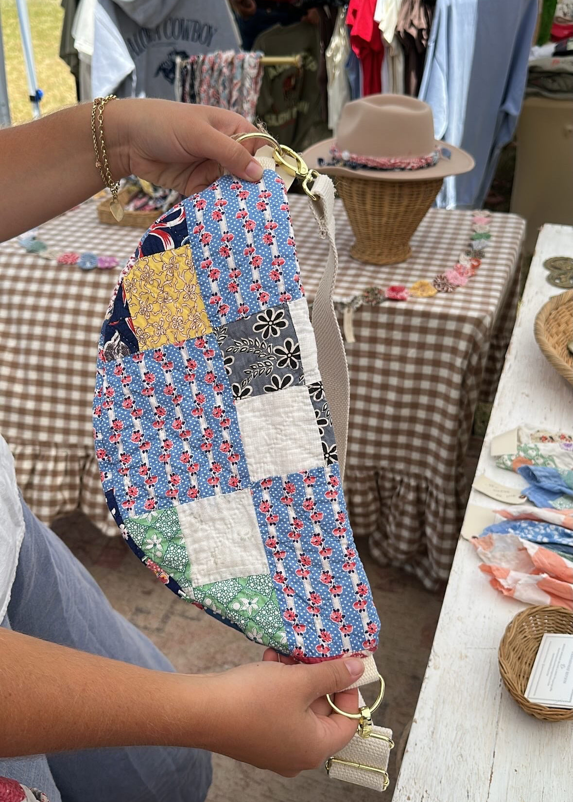 Vintage Quilt Fanny Pack