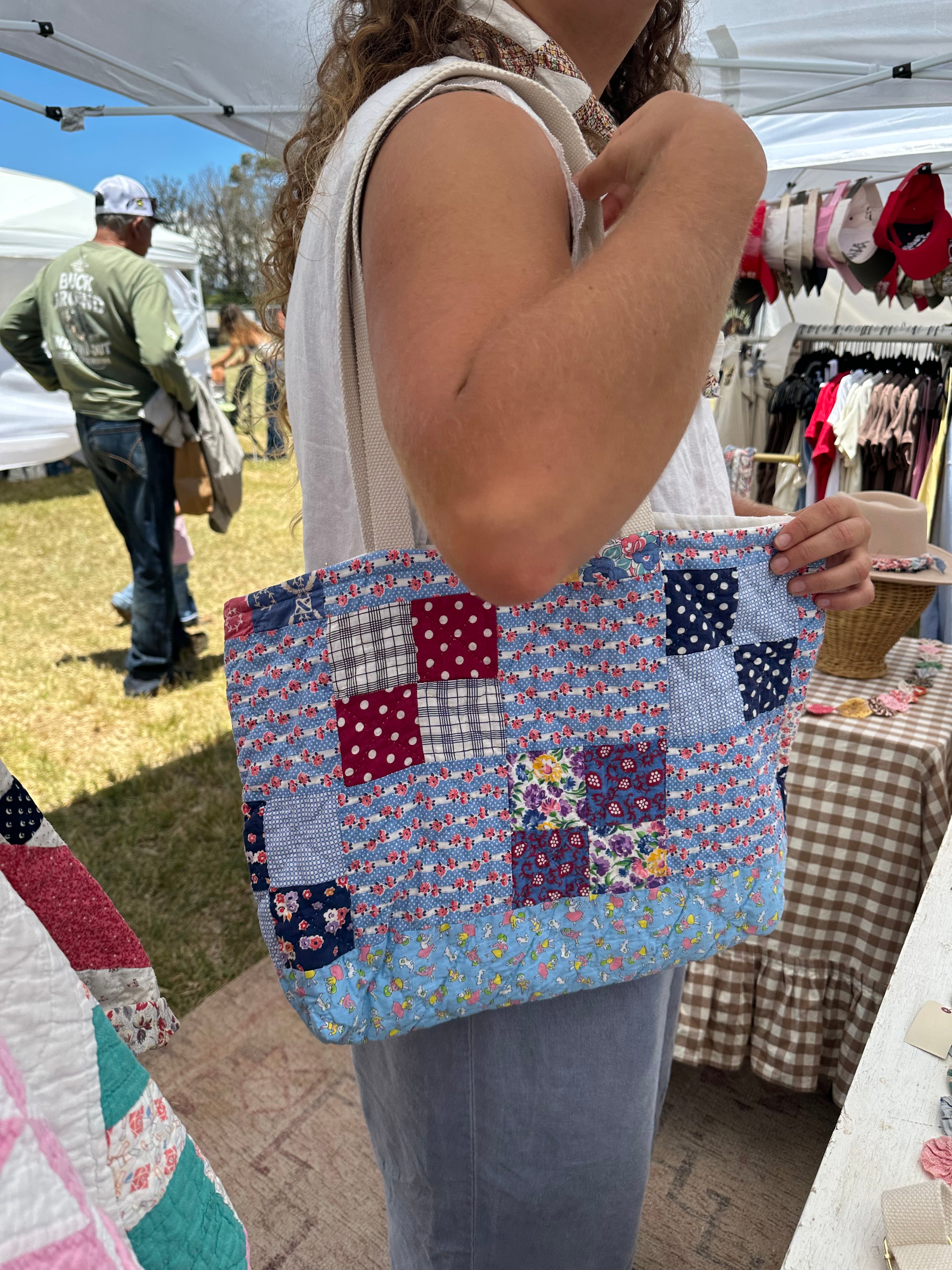 Four Square Quilt Tote