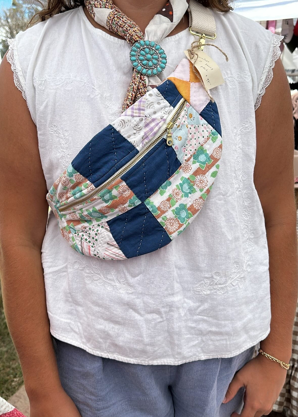 Vintage Quilt Fanny Pack