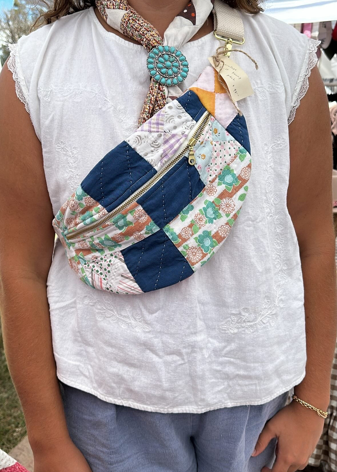 Vintage Quilt Fanny Pack