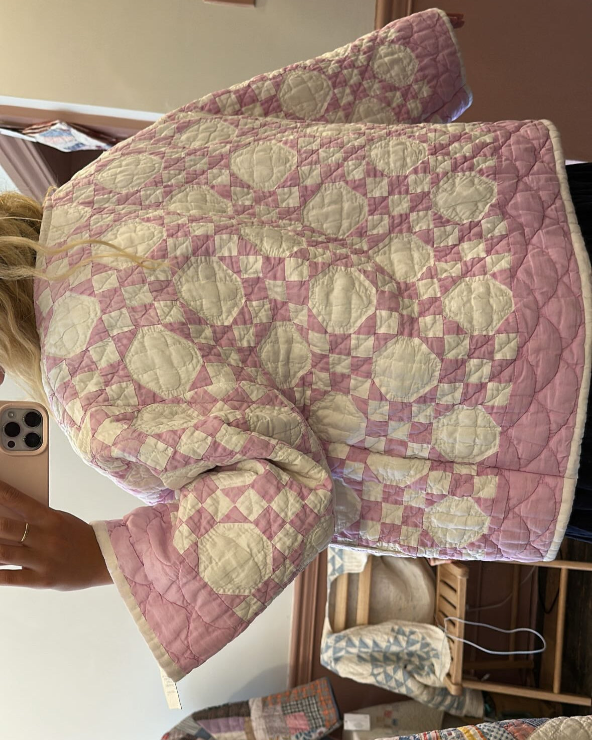 Purple Snowball Quilt Jacket