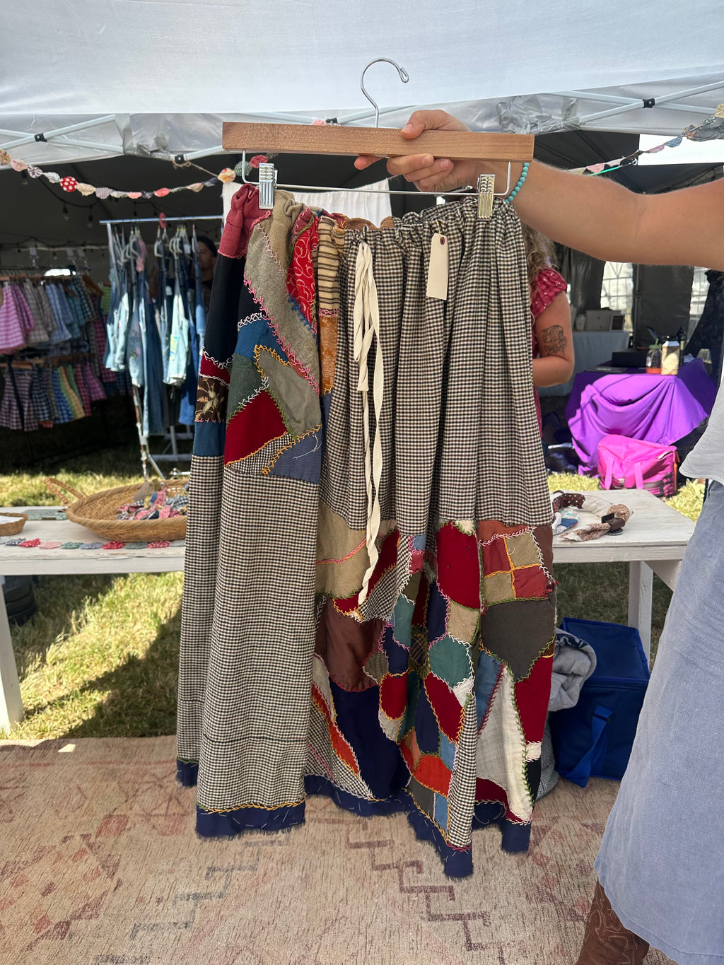 Crazy Quilt Top Skirt