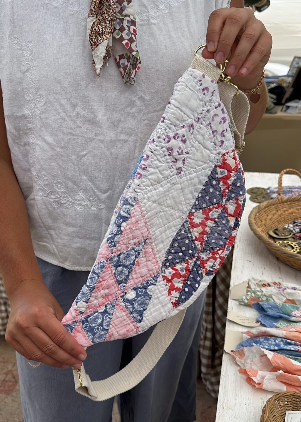 Vintage Quilt Fanny Pack