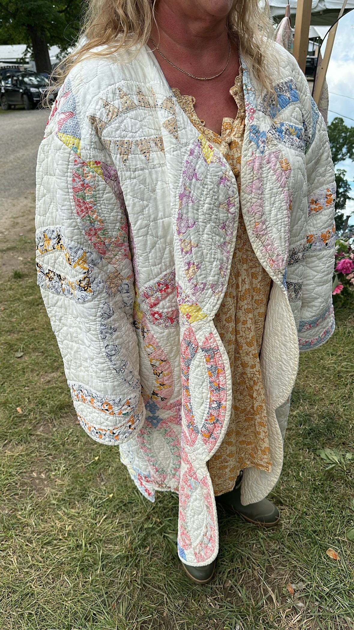 Wedding Ring Quilt Jacket - PLUS SIZE!