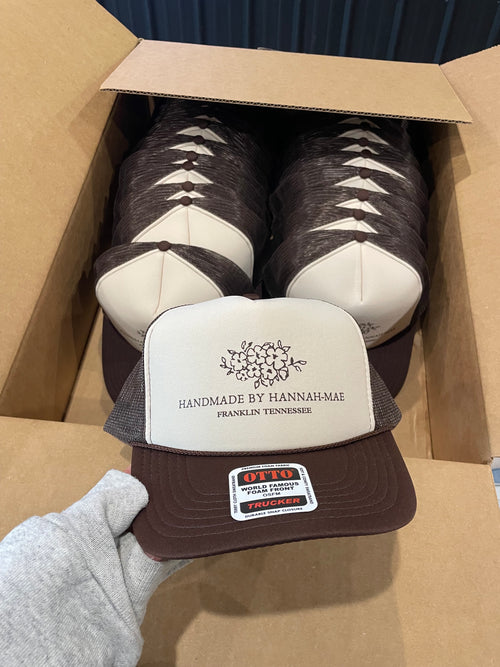 Brown Logo Trucker Hat