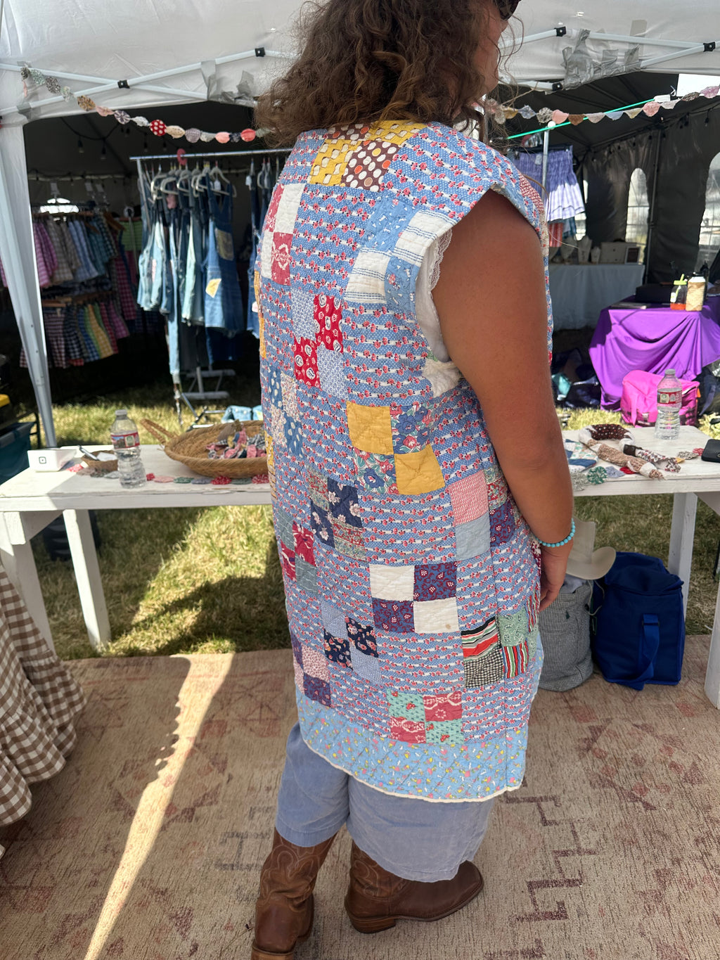 Four Square Duster Vest