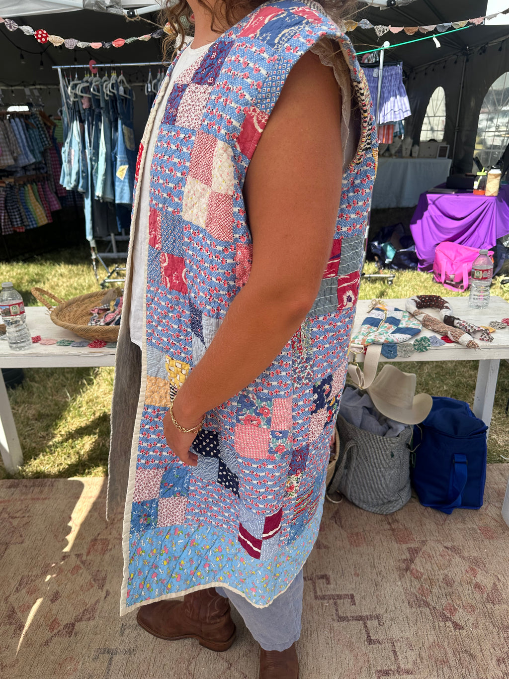 Four Square Duster Vest
