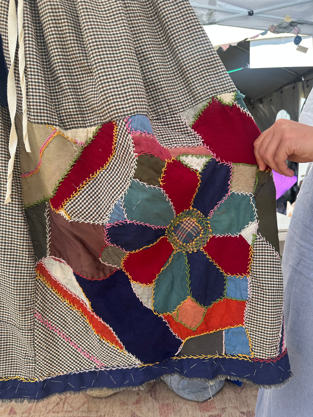 Crazy Quilt Top Skirt