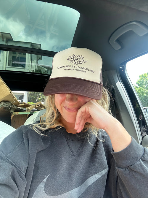 Brown Logo Trucker Hat