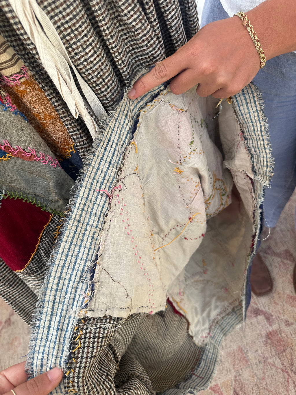Crazy Quilt Top Skirt