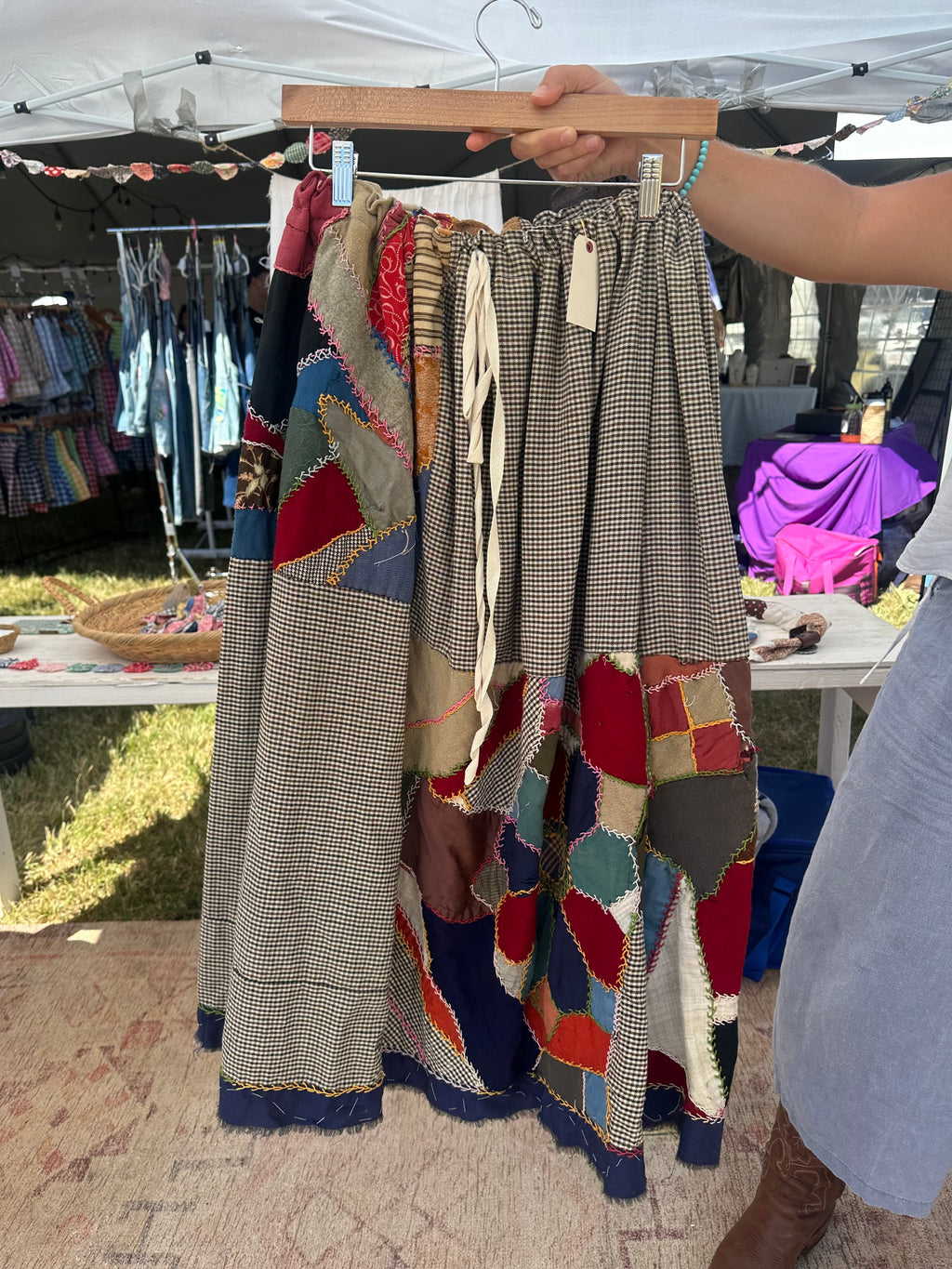 Crazy Quilt Top Skirt