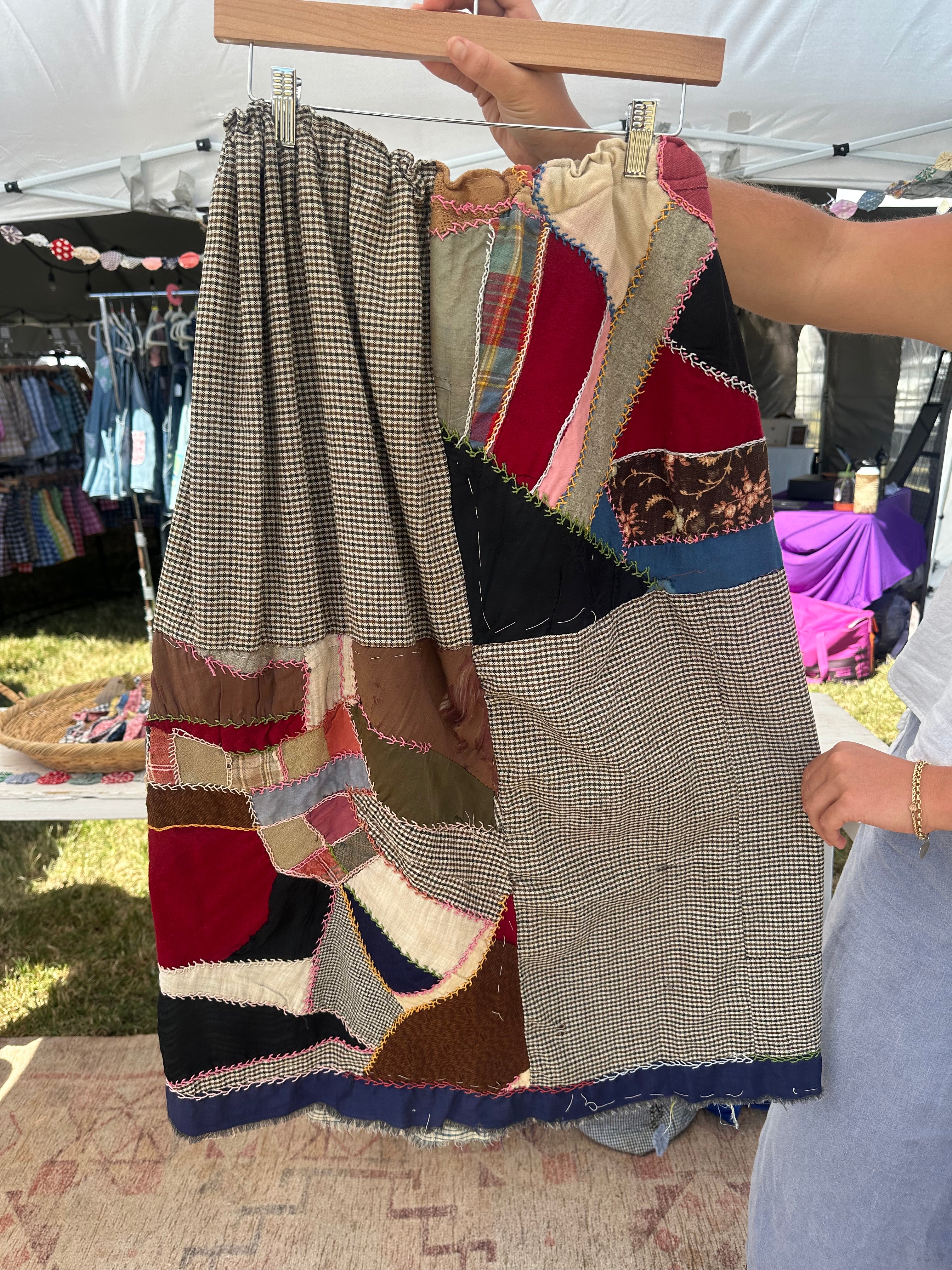 Crazy Quilt Top Skirt