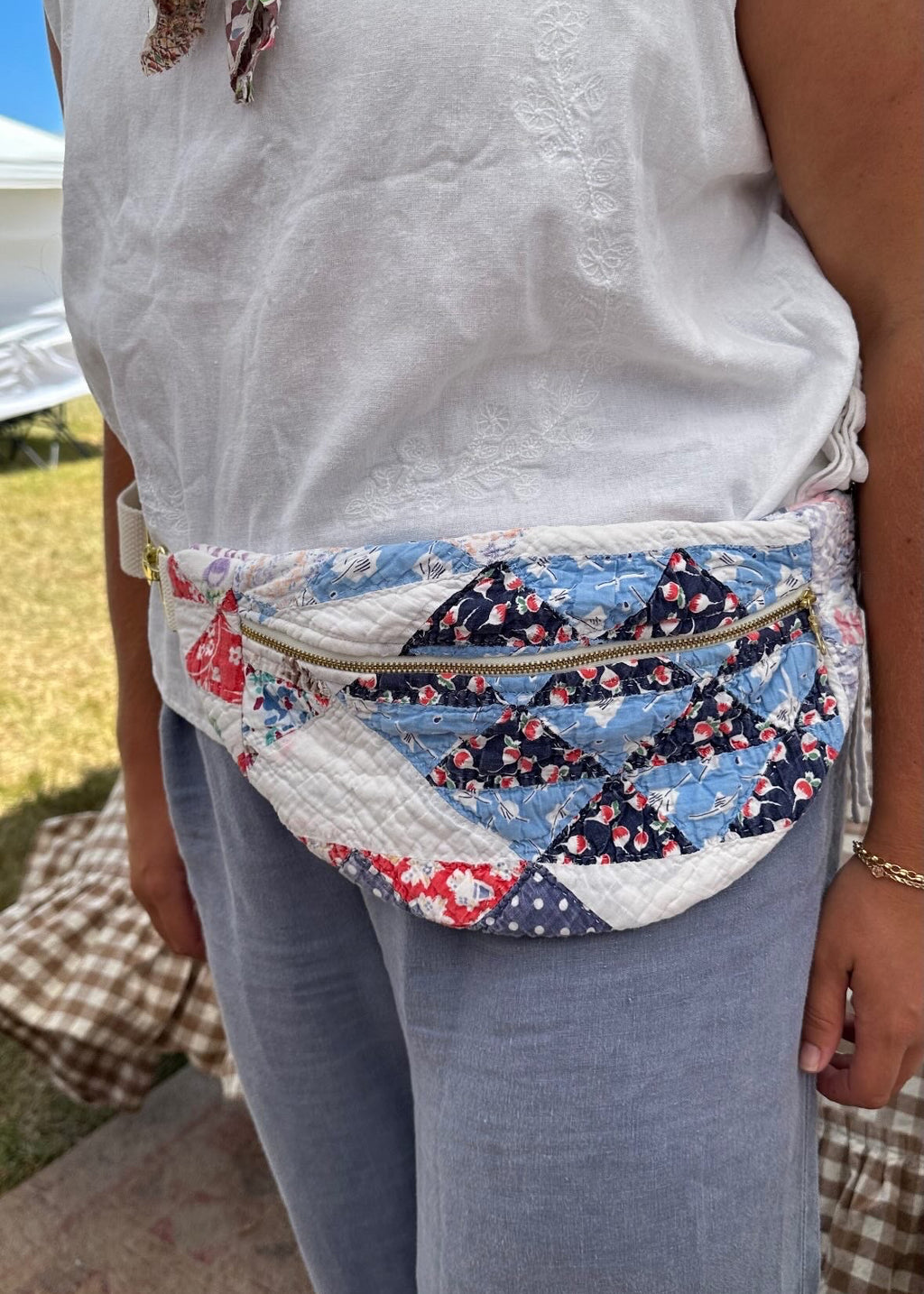 Vintage Quilt Fanny Pack