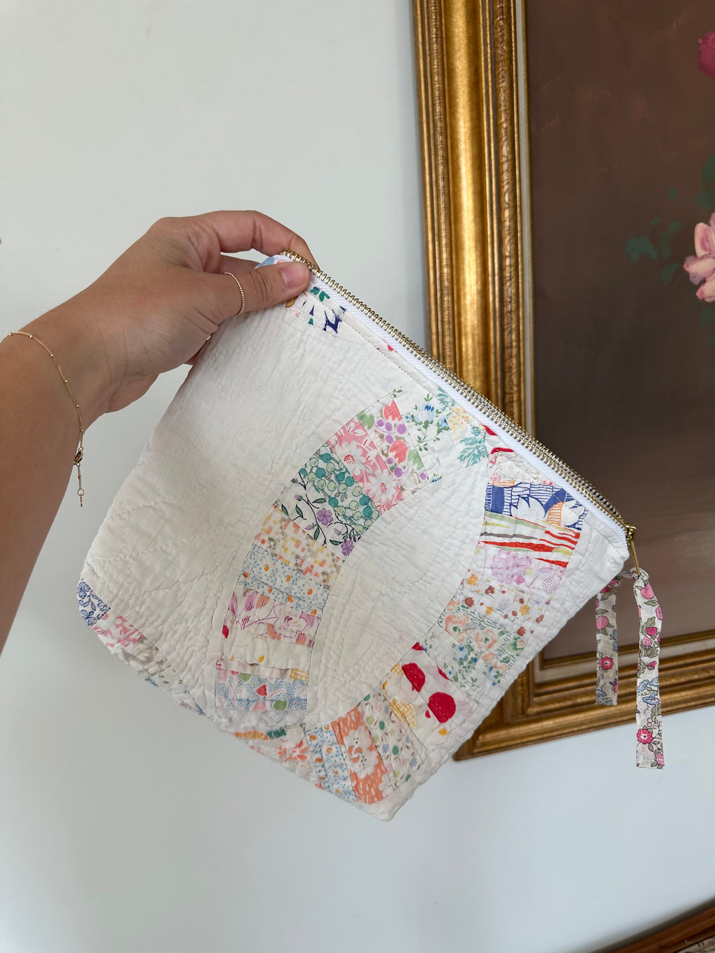 Wedding Ring Pouch - red accents