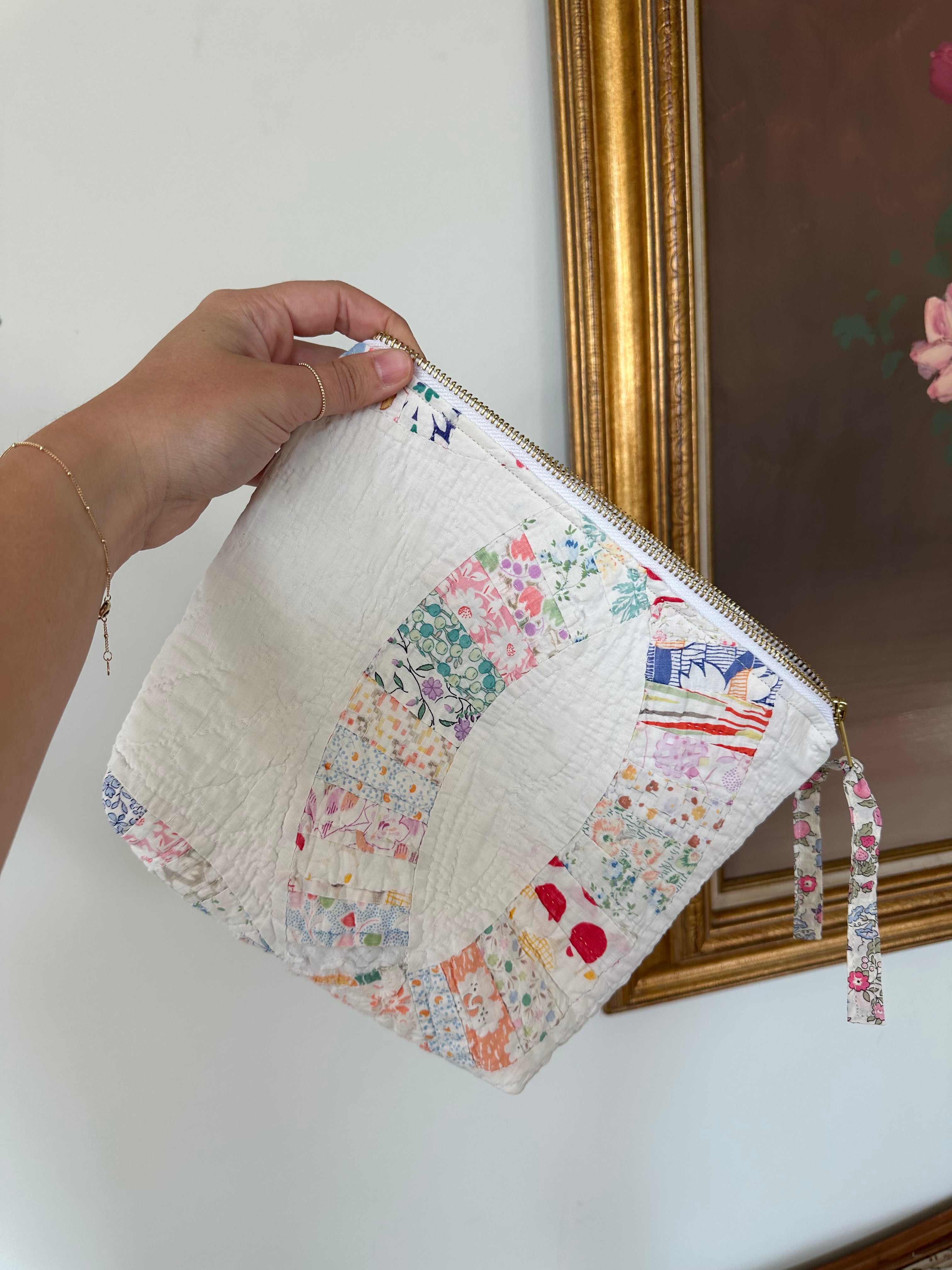 Wedding Ring Pouch - red accents