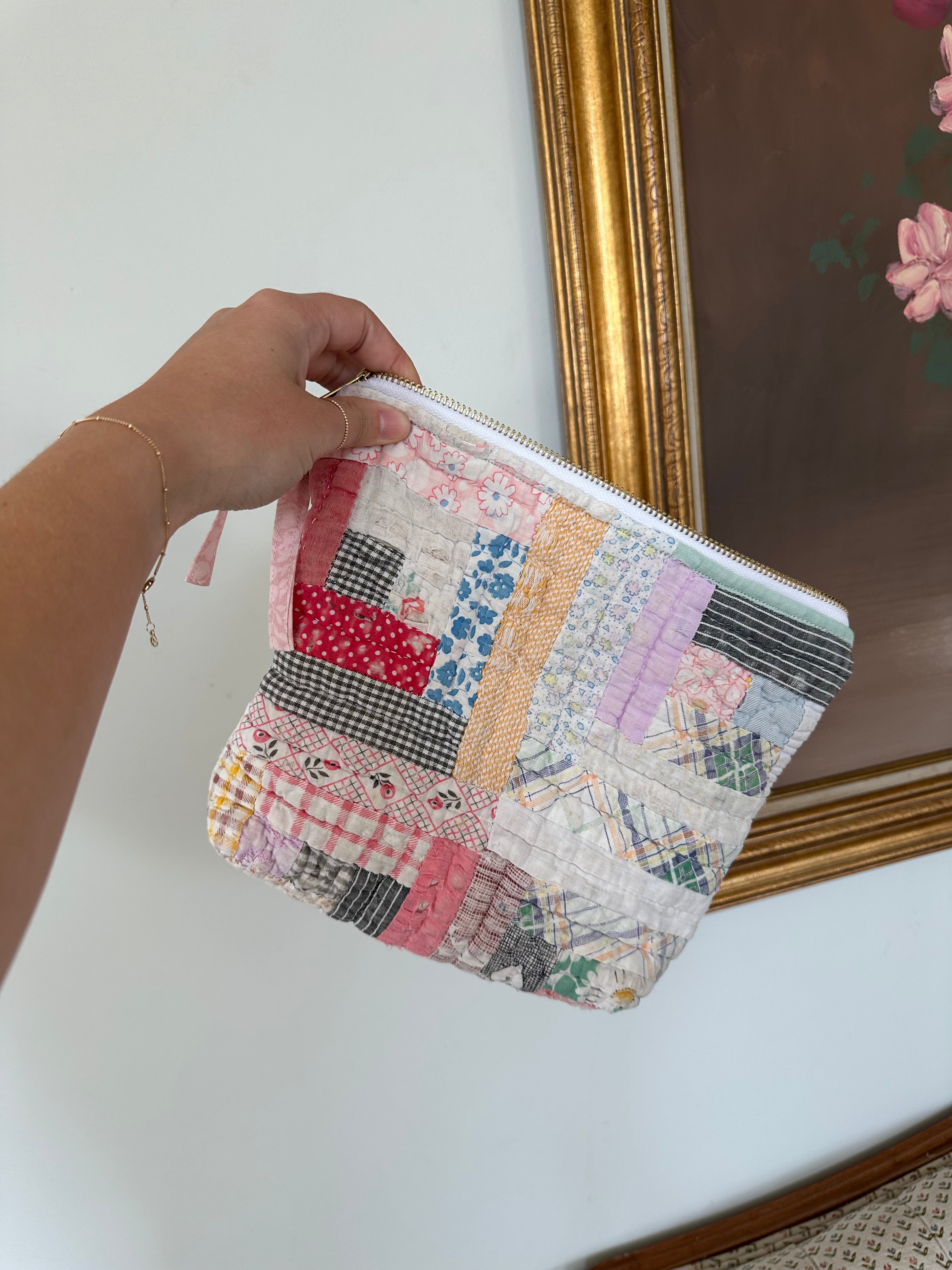 Log Cabin Pouch