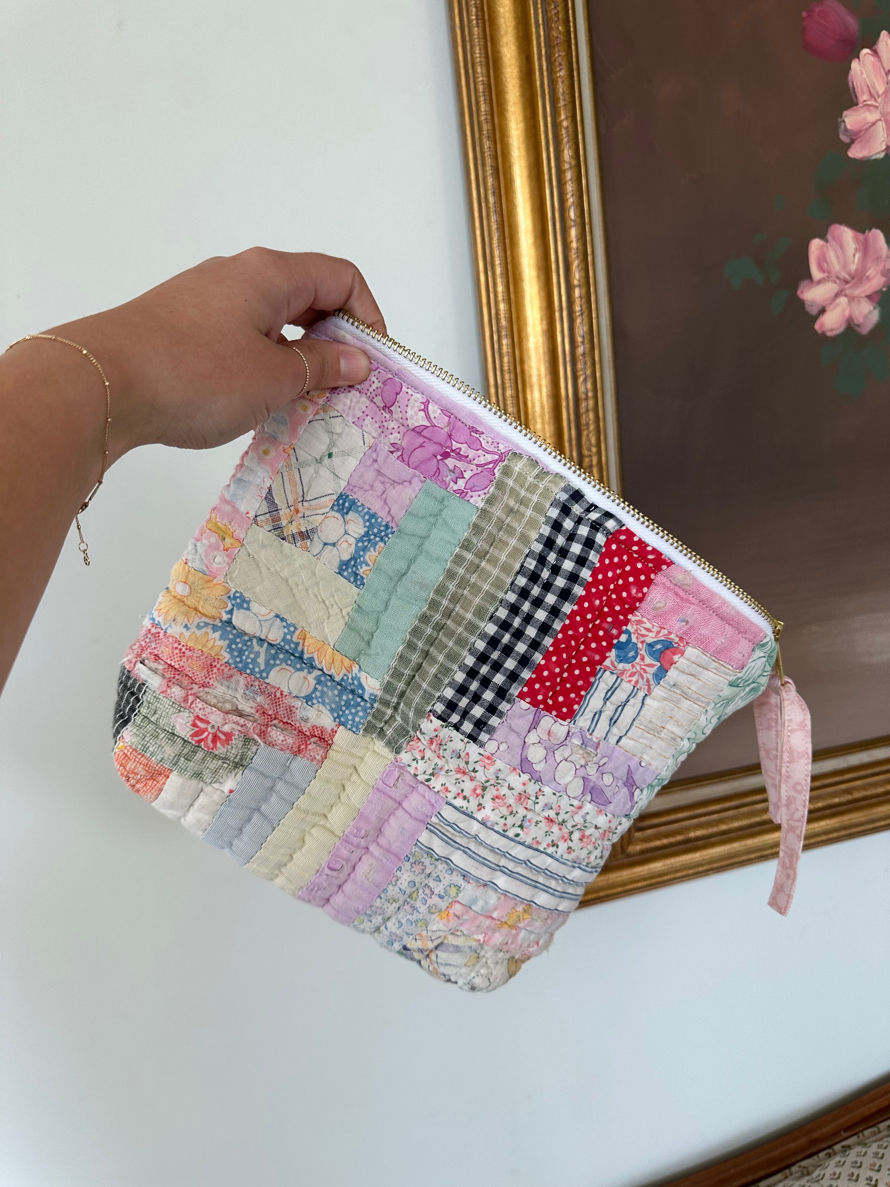 Log Cabin Pouch