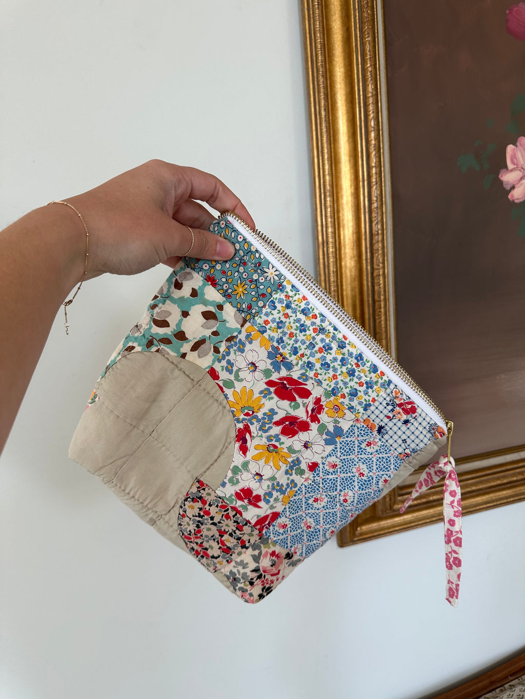 Drunkard's Path Bag & Pouch Set