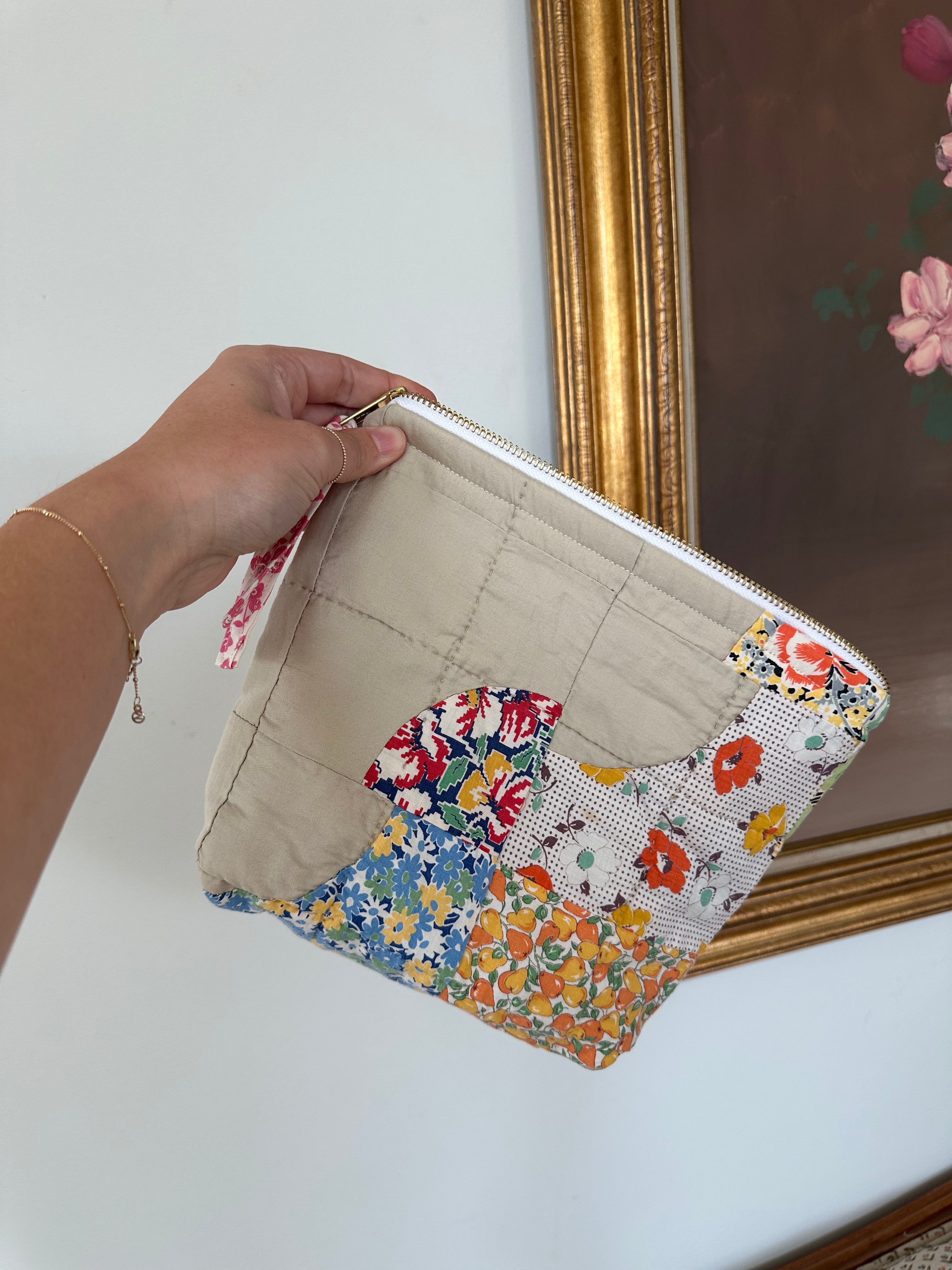 Drunkard's Path Bag & Pouch Set