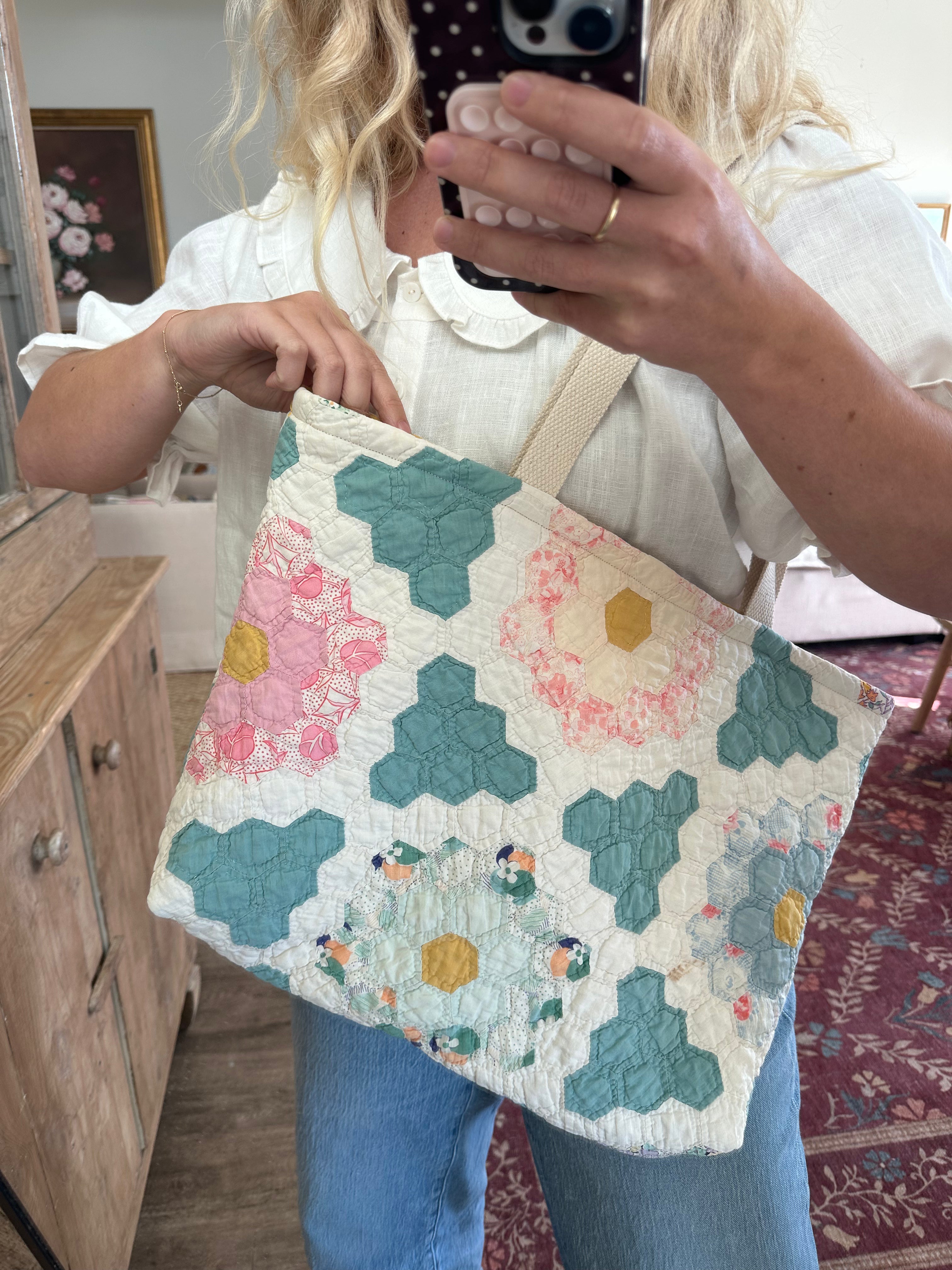 Grandma's Garden Bag & Pouch Set