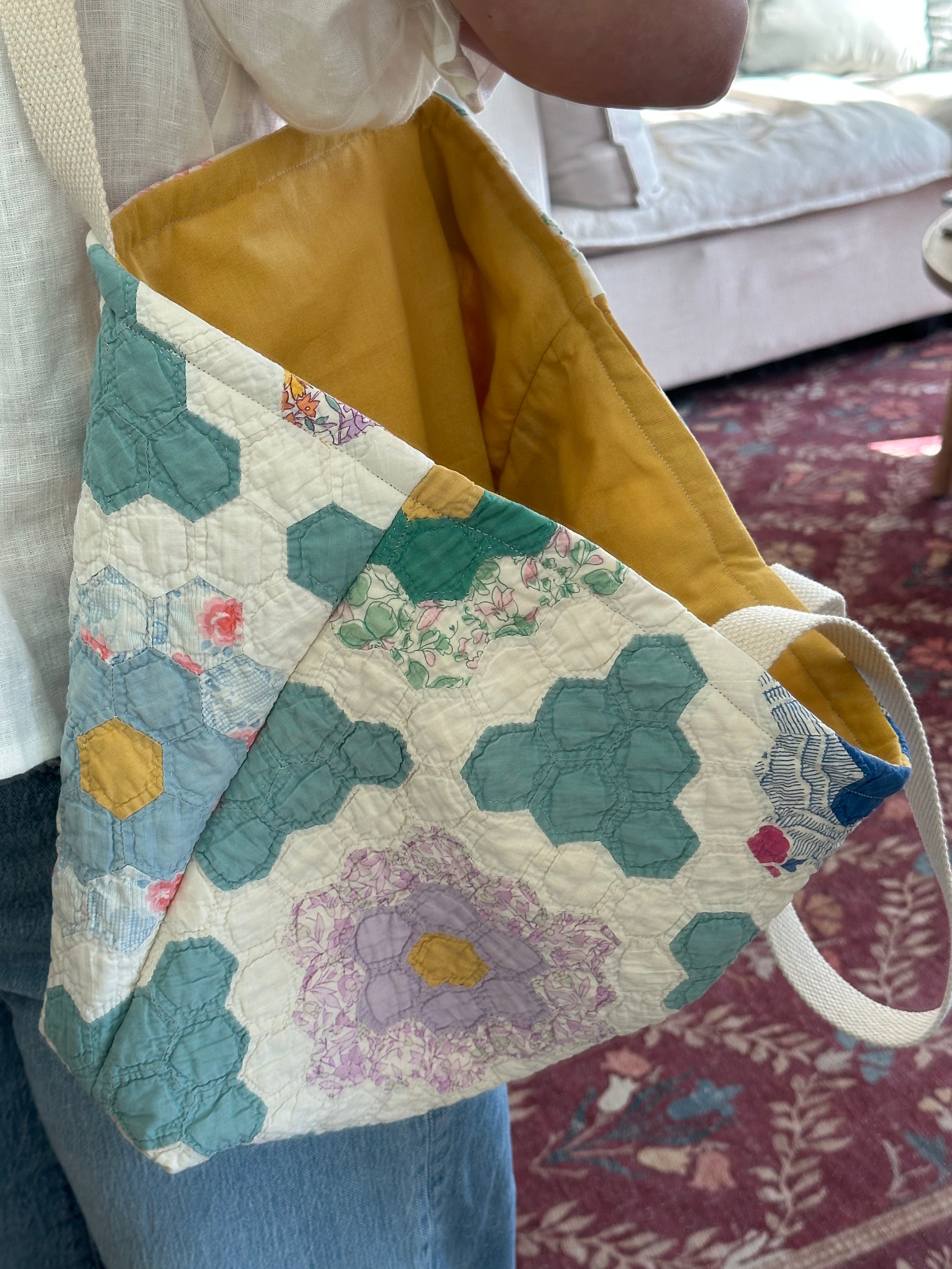 Grandma's Garden Bag & Pouch Set