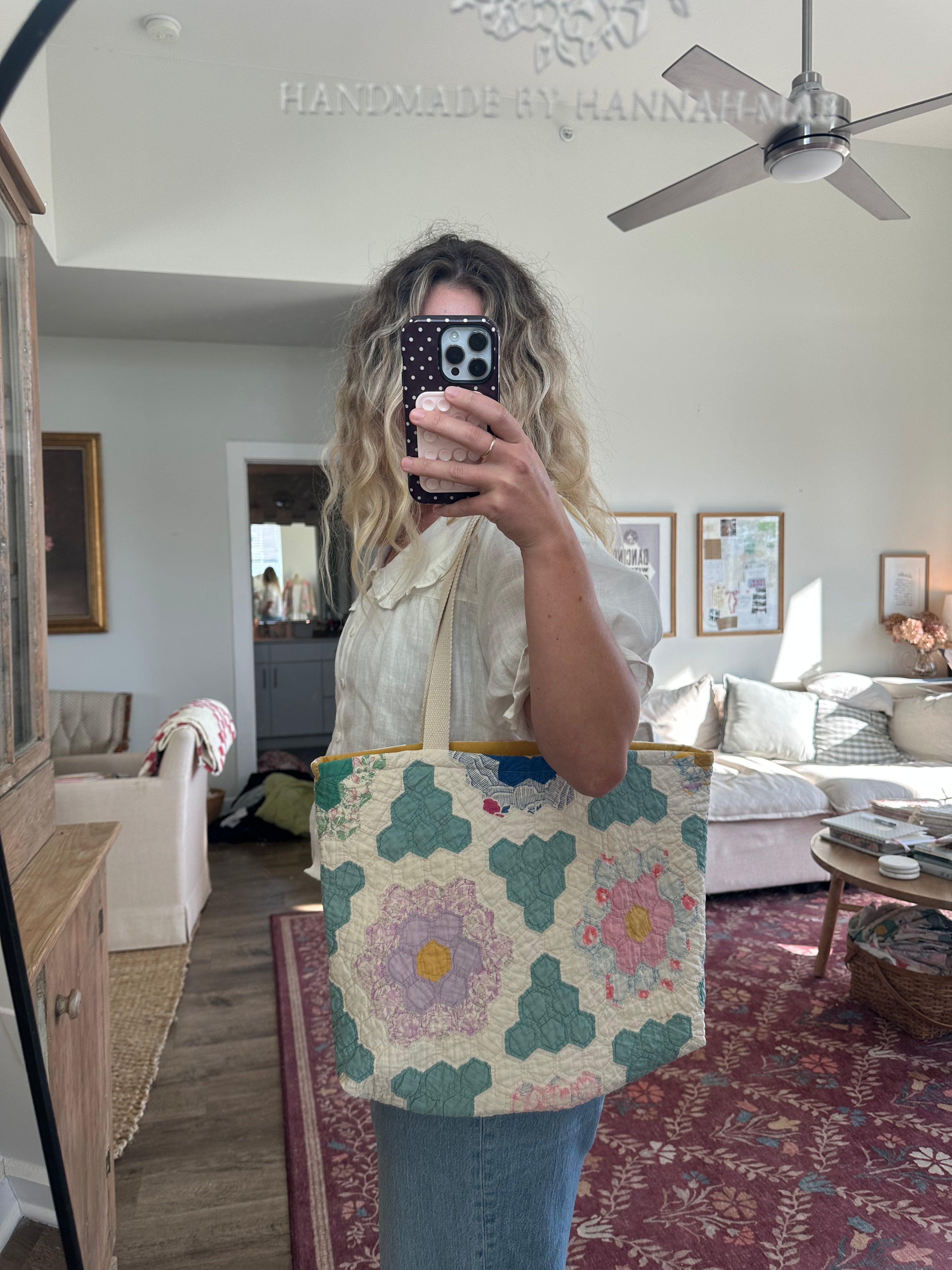 Grandma's Garden Bag & Pouch Set