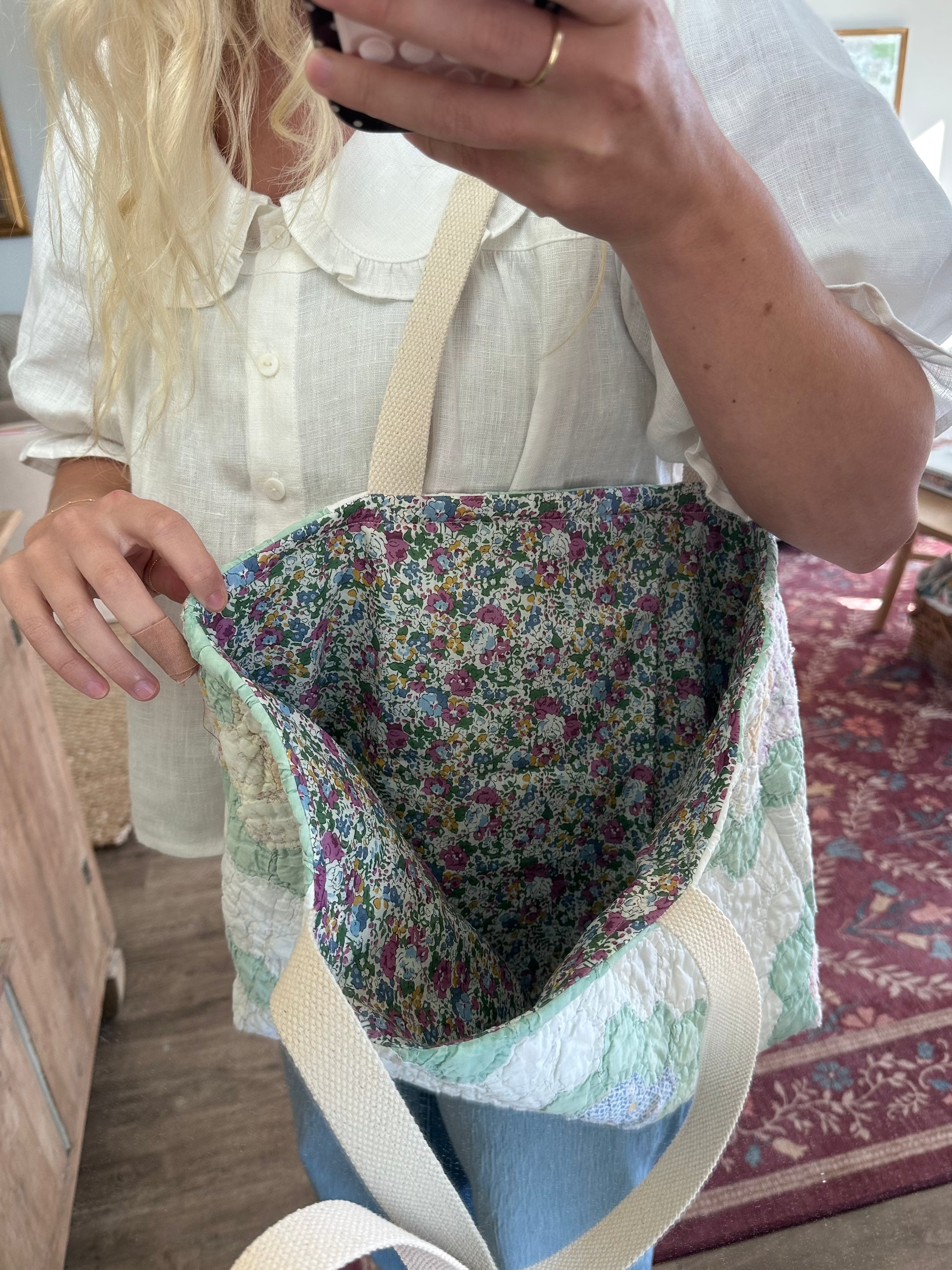 Grandma's Garden Tote
