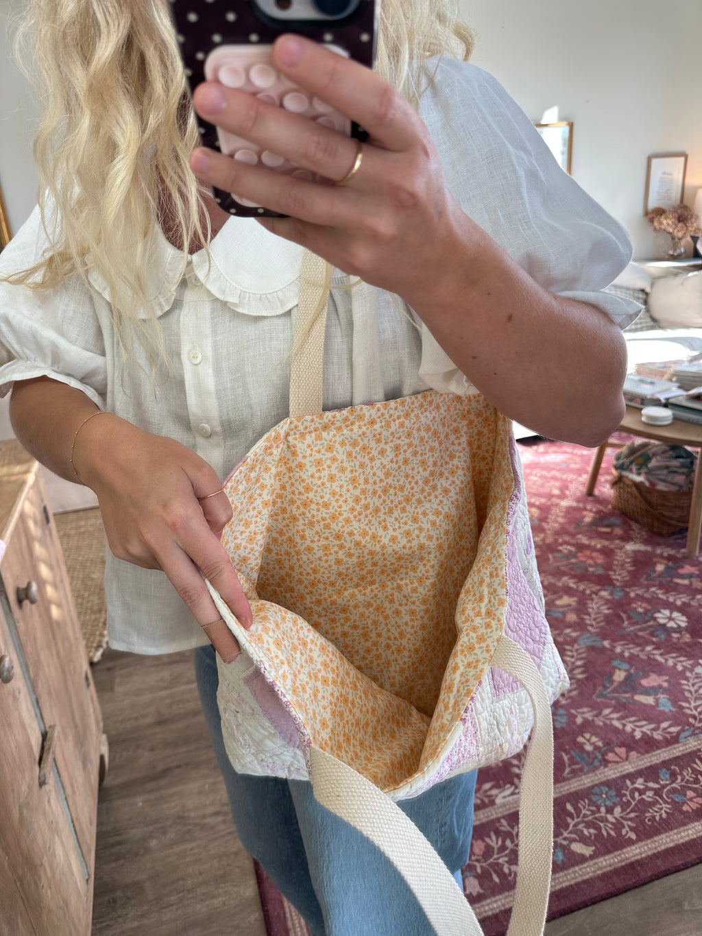 Purple Star Bag & Pouch Set