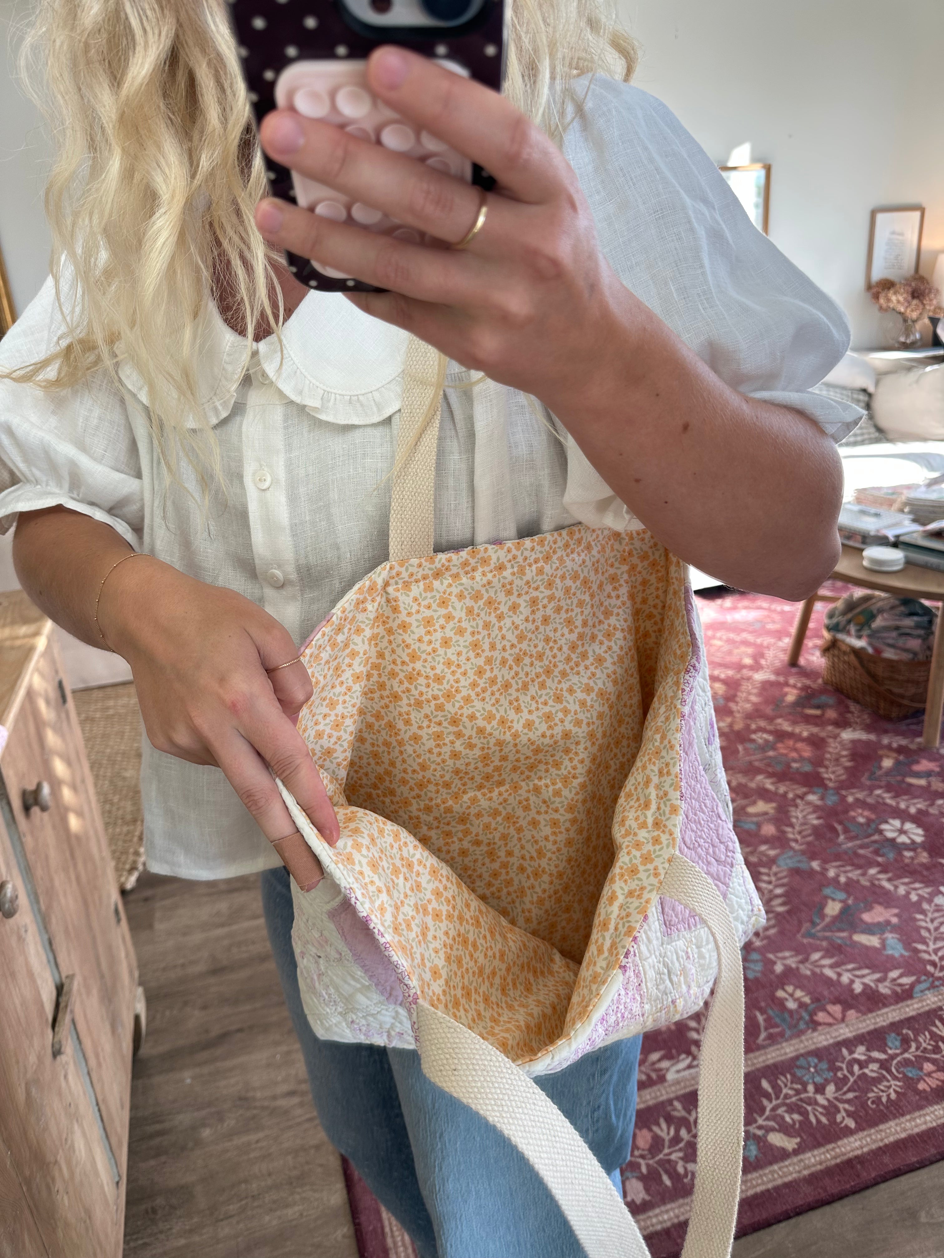 Purple Star Bag & Pouch Set