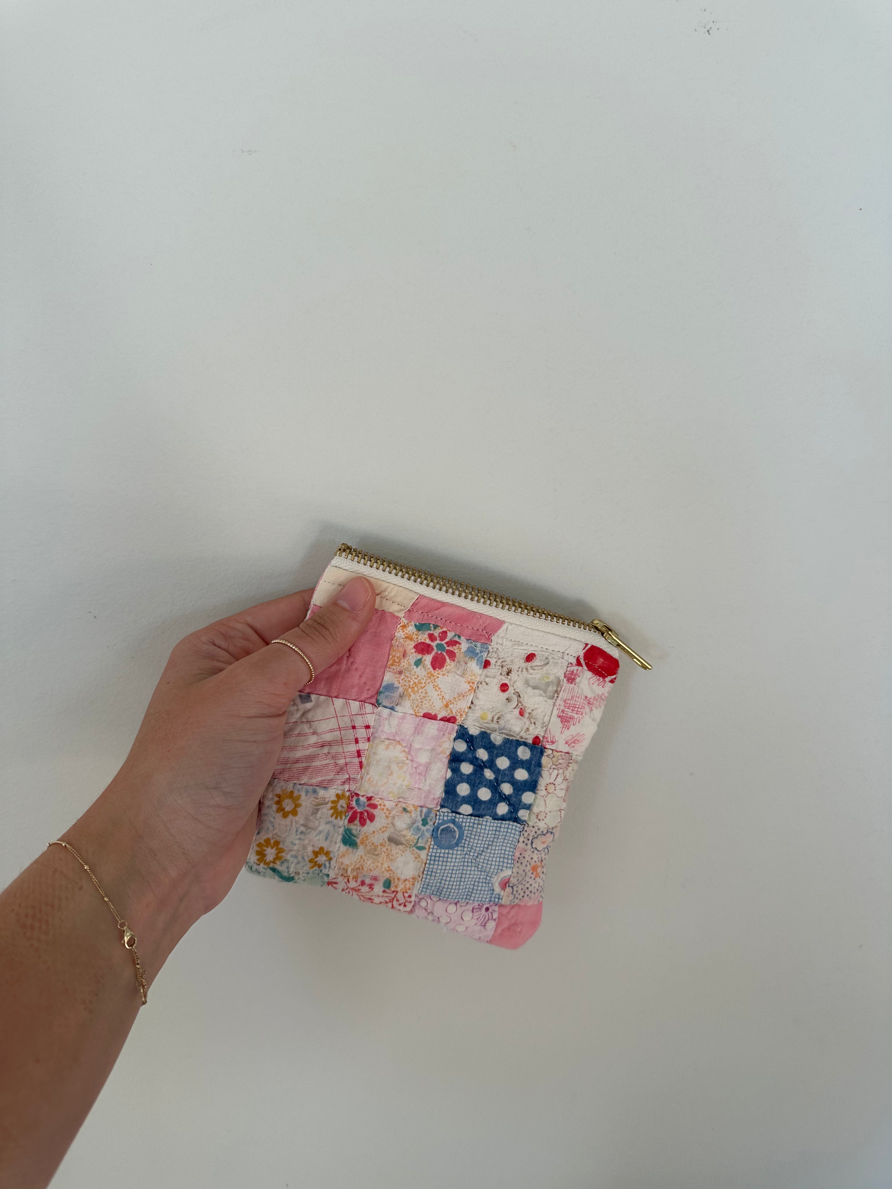 Peach & Pink Mini Pouch