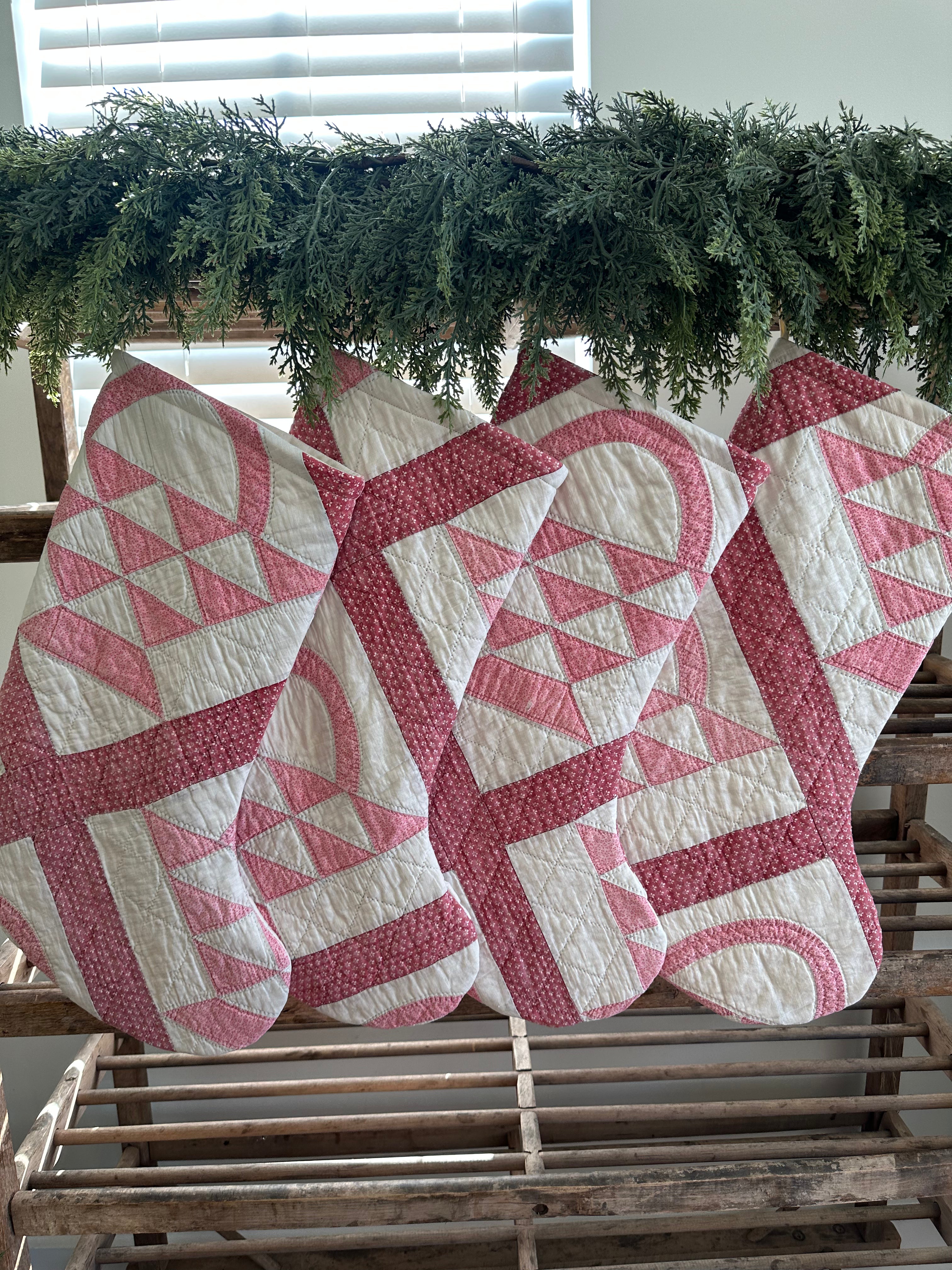 Basket Quilt Stocking (01)