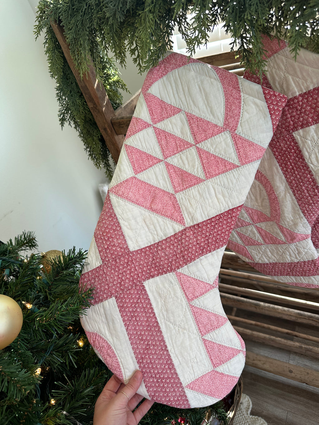 Basket Quilt Stocking (01)