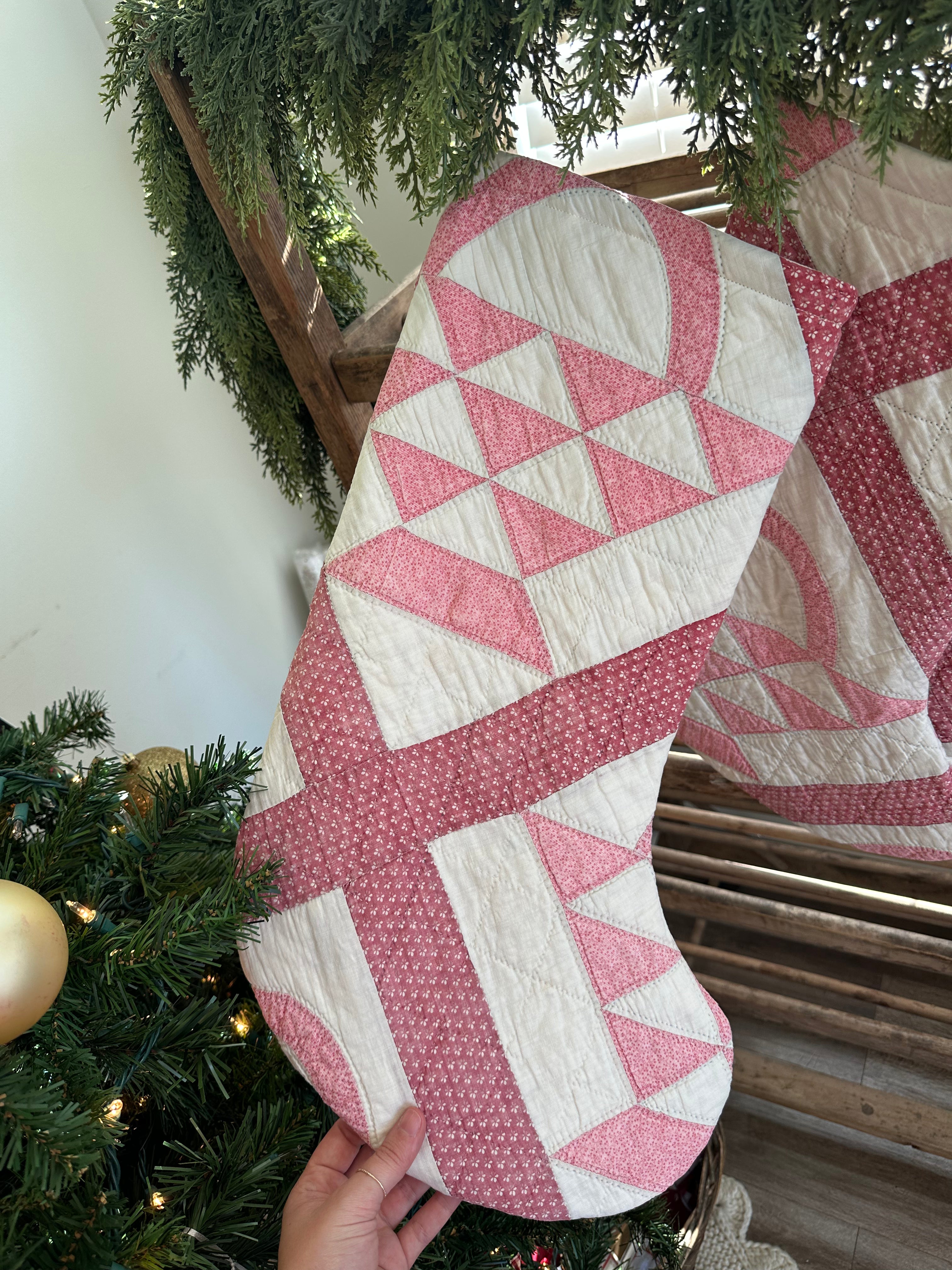 Basket Quilt Stocking (01)