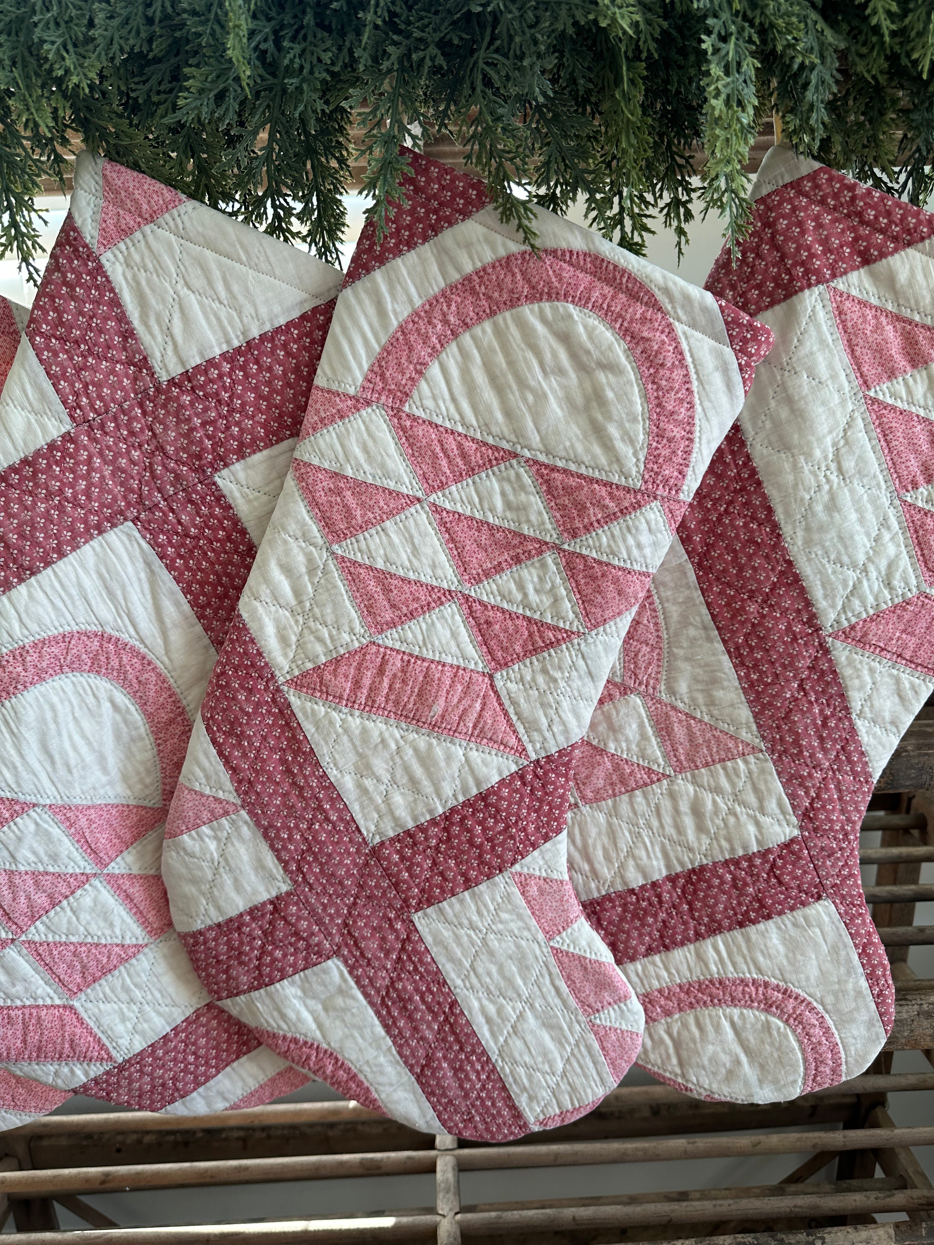 Basket Quilt Stocking (03)