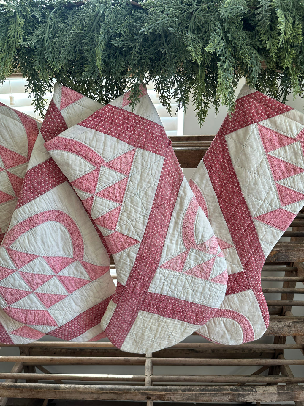 Basket Quilt Stocking (03)