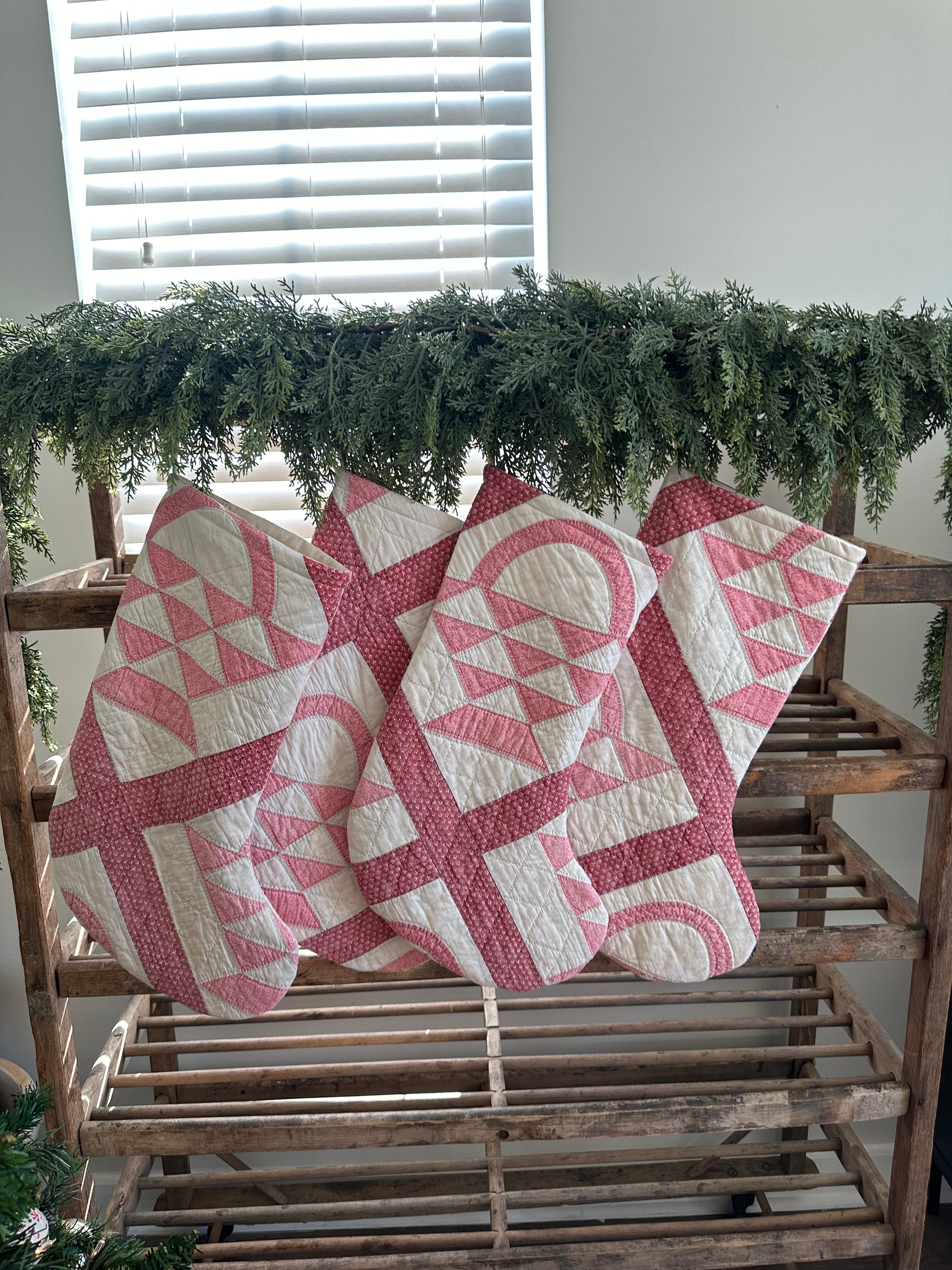 Basket Quilt Stocking (03)