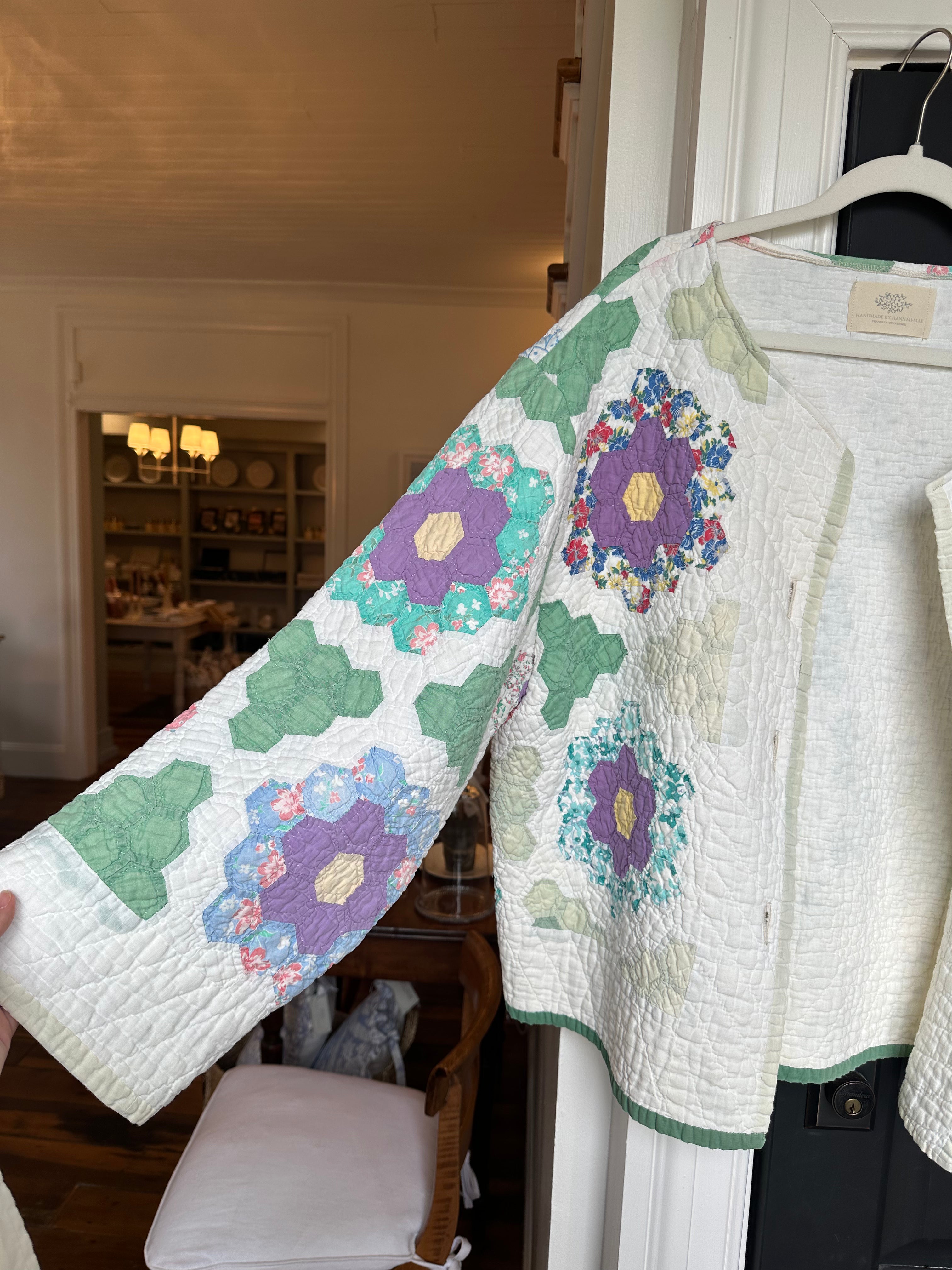 Grandma's Garden Quilt Jacket