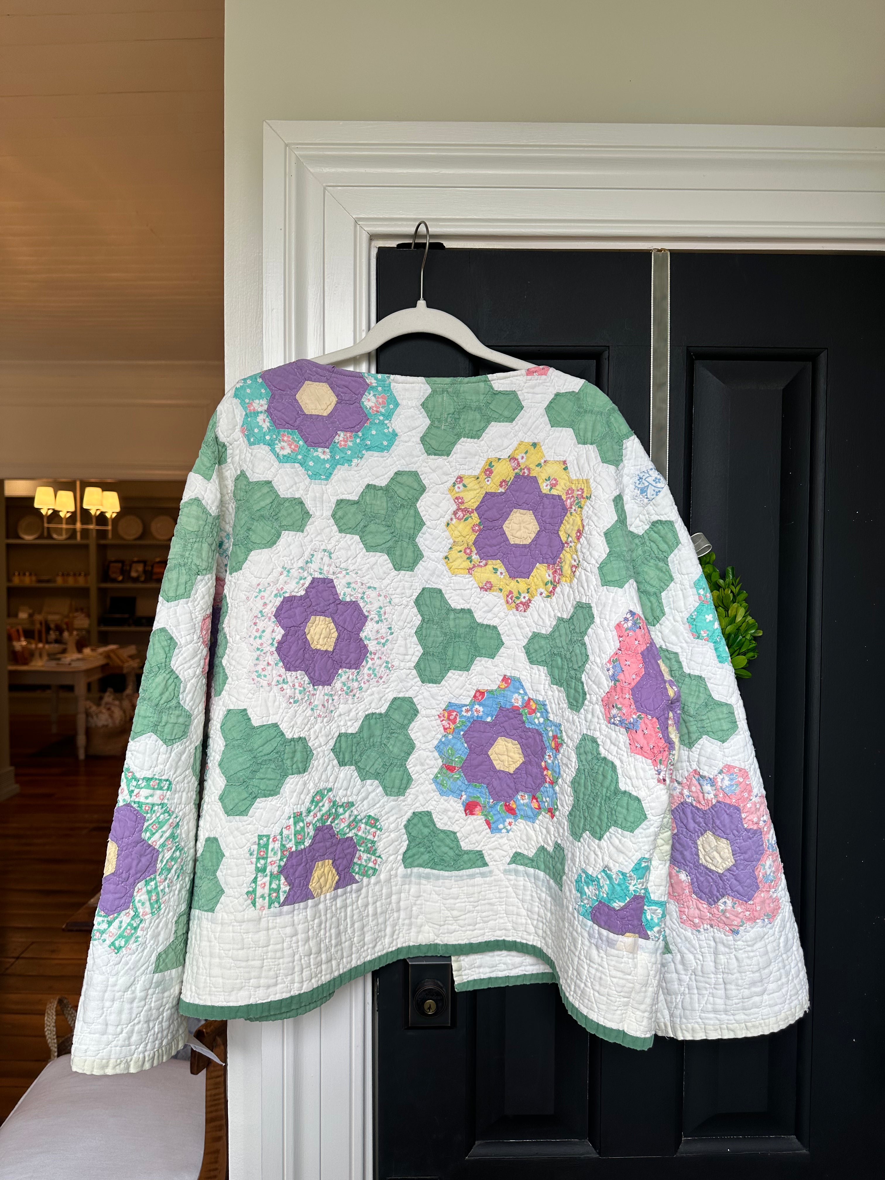 Grandma's Garden Quilt Jacket