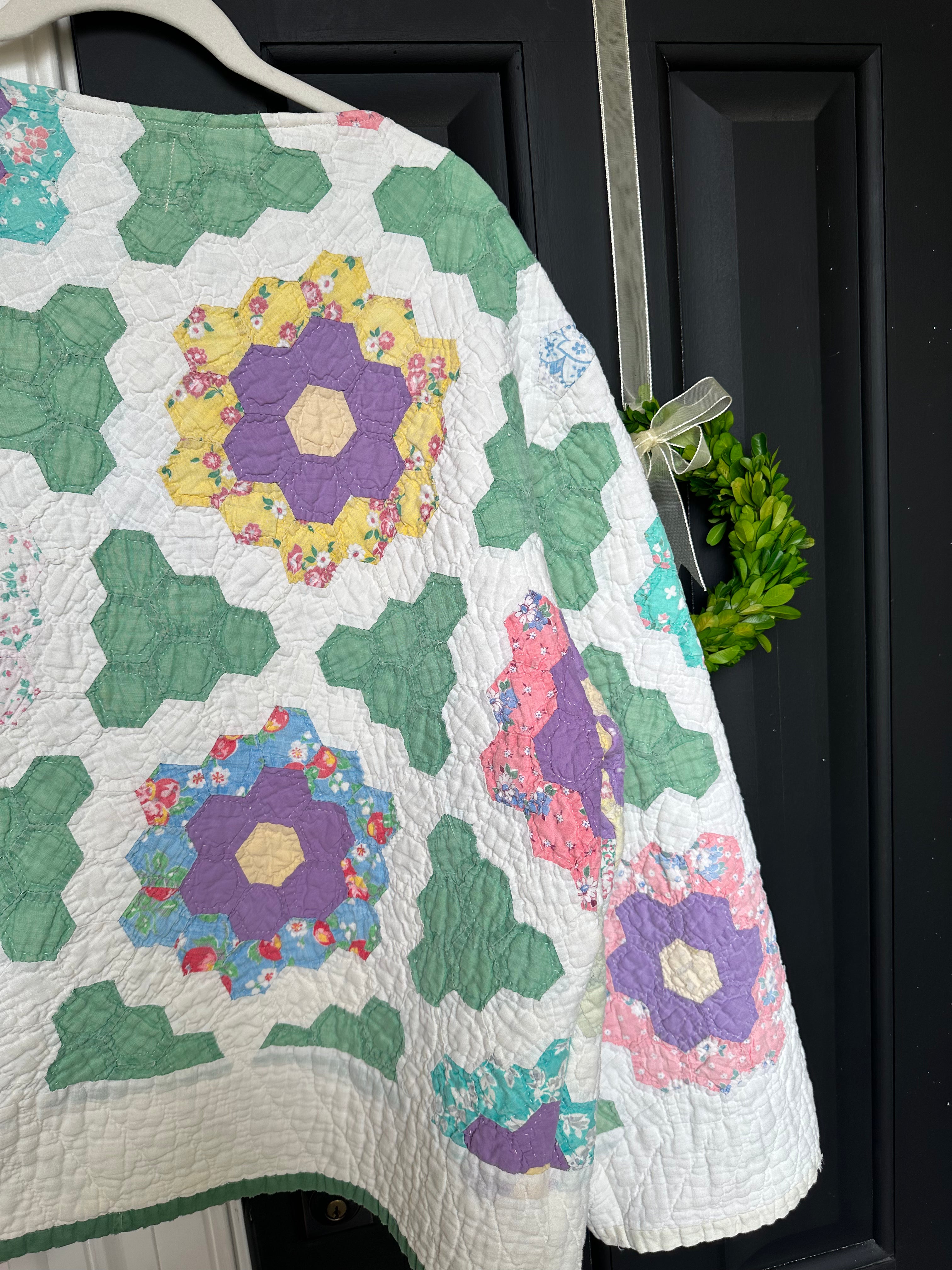 Grandma's Garden Quilt Jacket