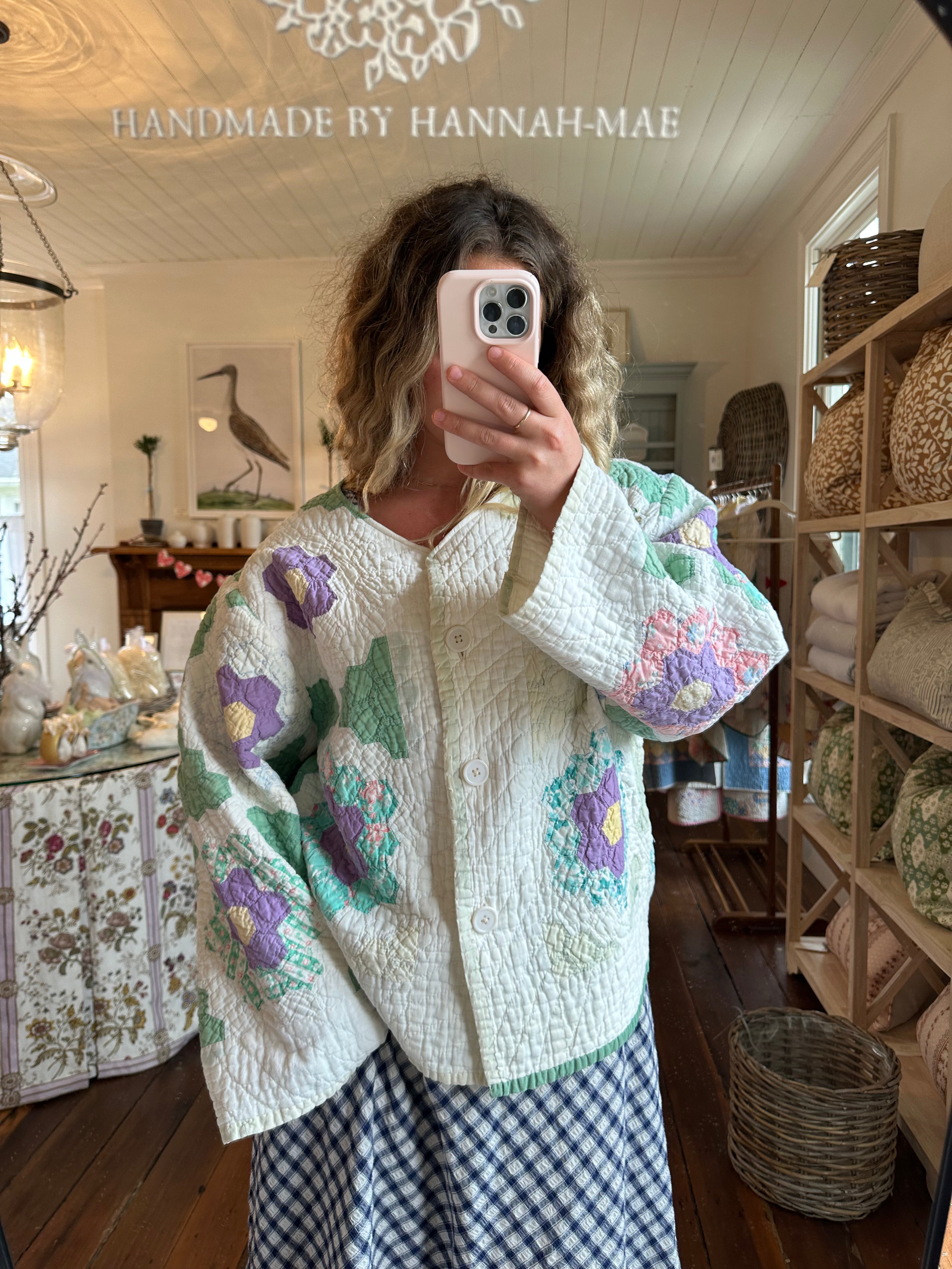 Grandma's Garden Quilt Jacket