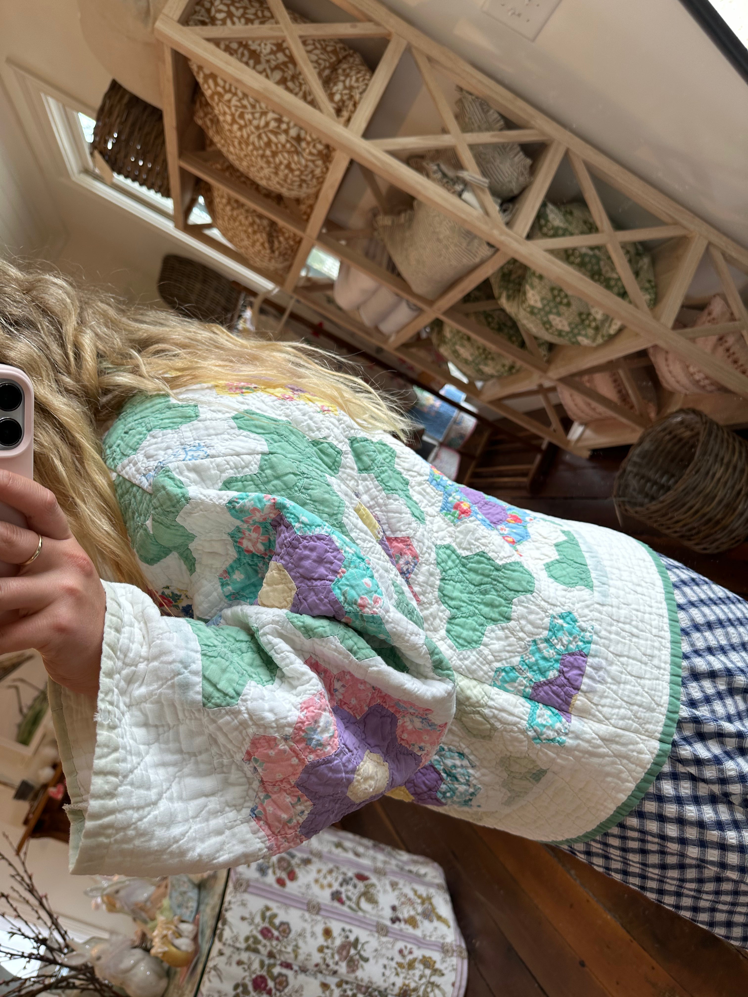 Grandma's Garden Quilt Jacket