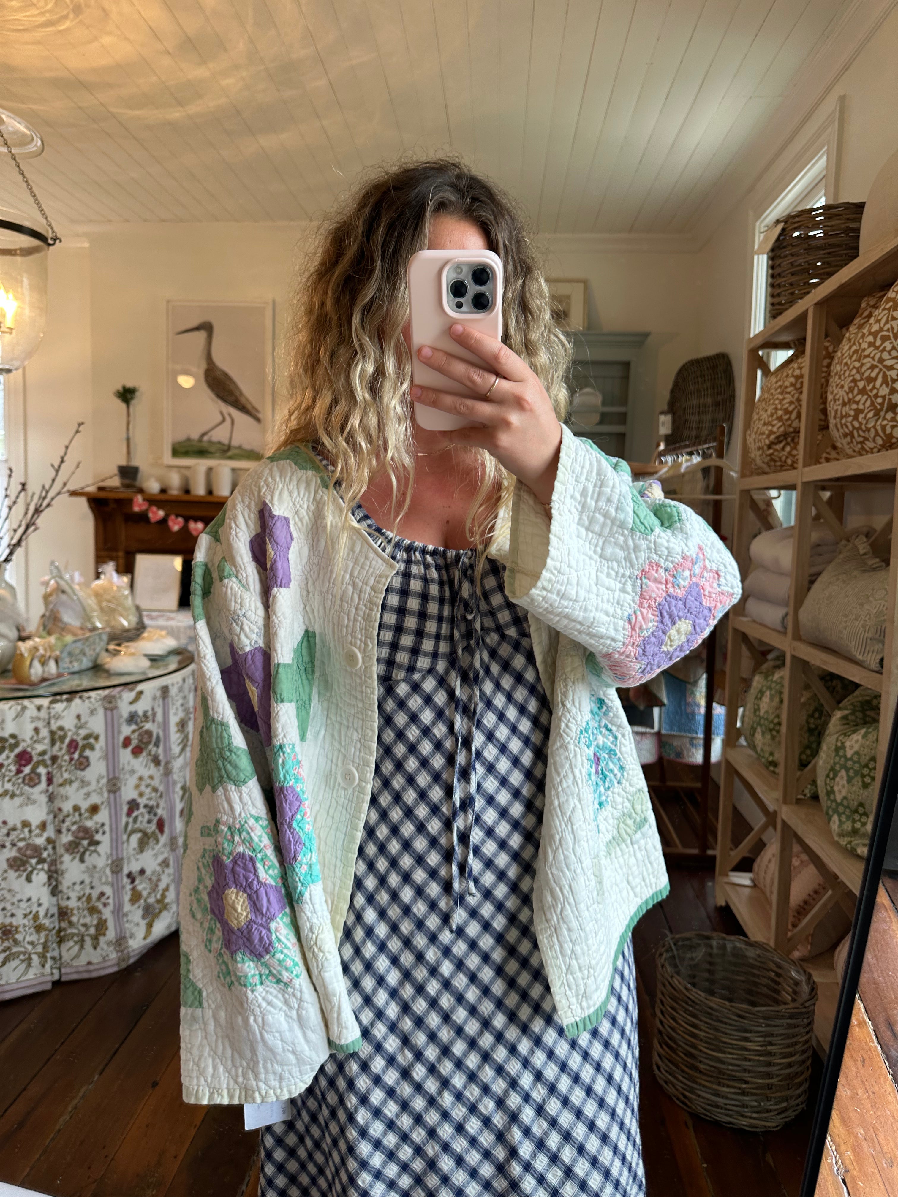 Grandma's Garden Quilt Jacket