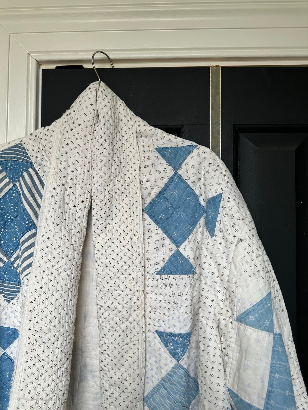 Blue Shoo Fly Quilt Jacket